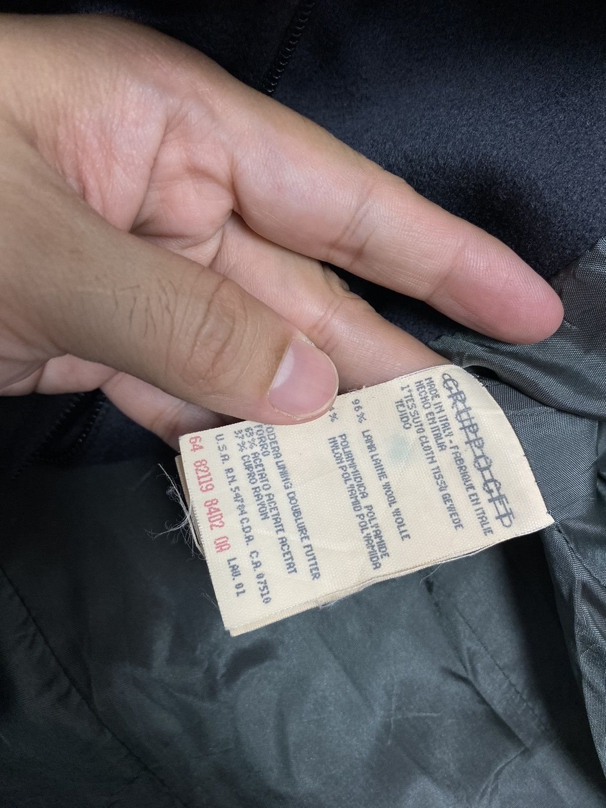 Vintage Rare‼️ Vtg Mani Wool Zipper Jacket Made in Italy Lampo Zip Size XS / US 0-2 / IT 36-38 - 9 Thumbnail