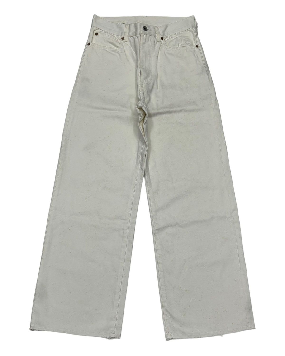 Acne Studios URBAN RESEARCH SPORTING BAGGY JEANS DISTRESS CUT LEG JEANS Size US 27 - 5 Thumbnail
