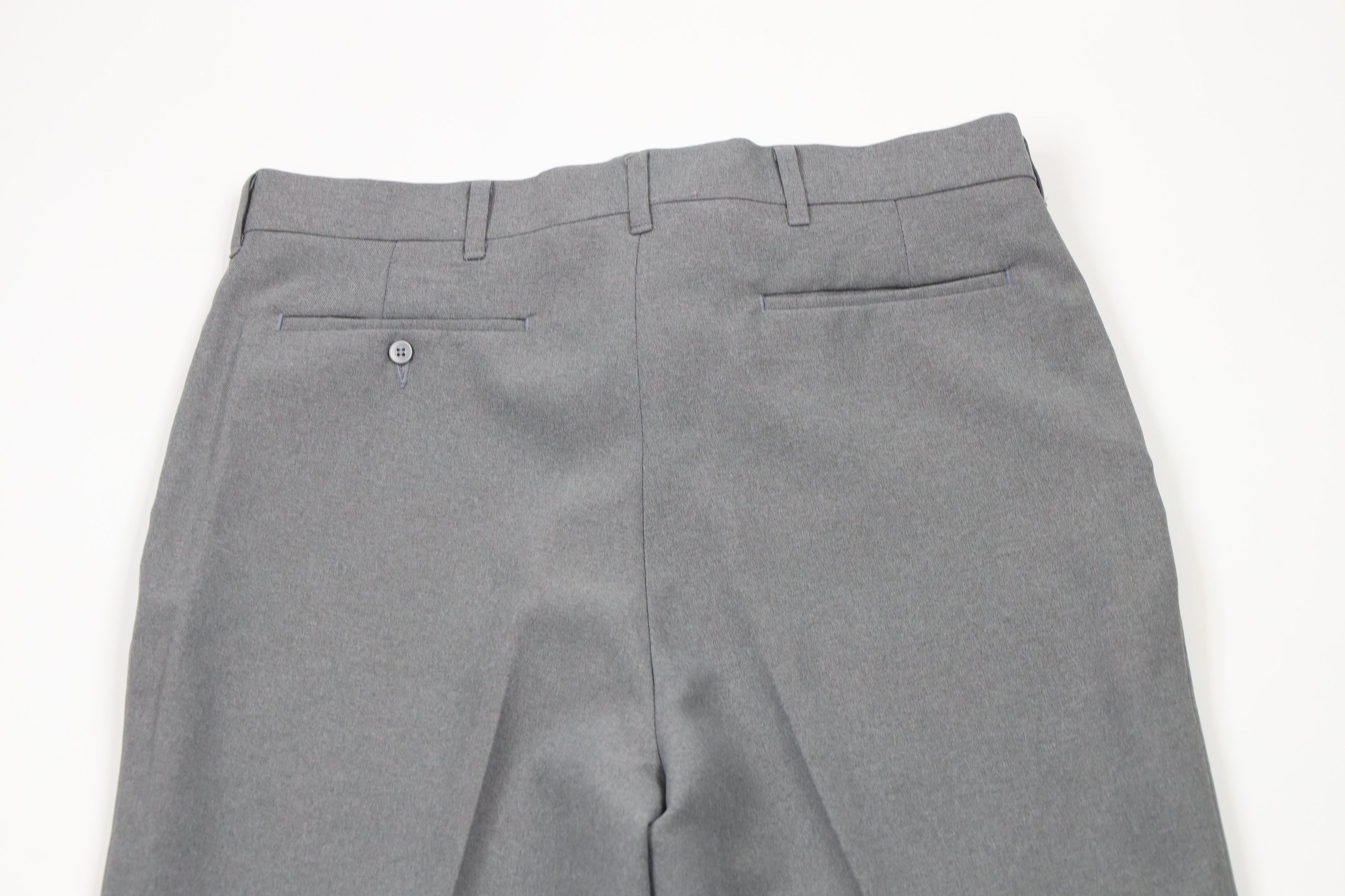 Vintage Vintage 70s Streetwear Flared Wide Leg Chino Pants Gray USA Size US 34 / EU 50 - 11 Thumbnail