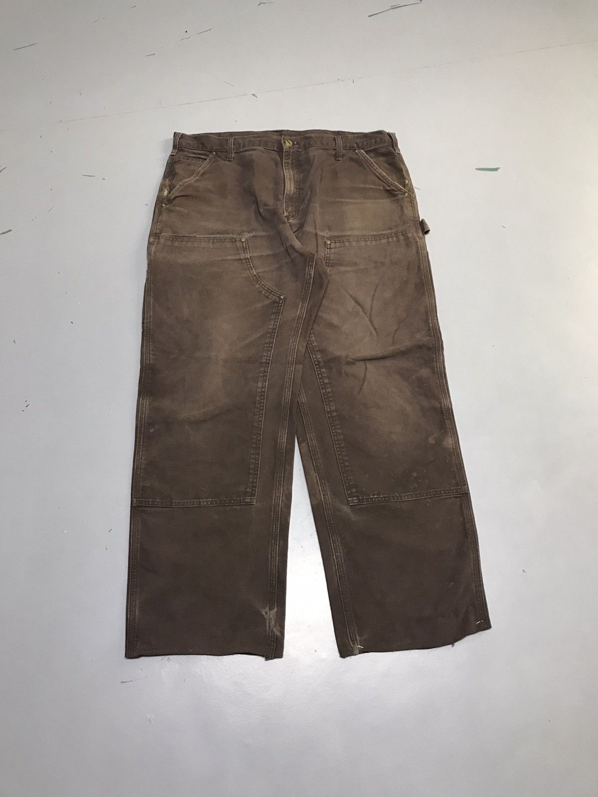 Carhartt Vintage Carhartt B136 DKB double knee workwear Size US 40 / EU 56 - 1 Thumbnail
