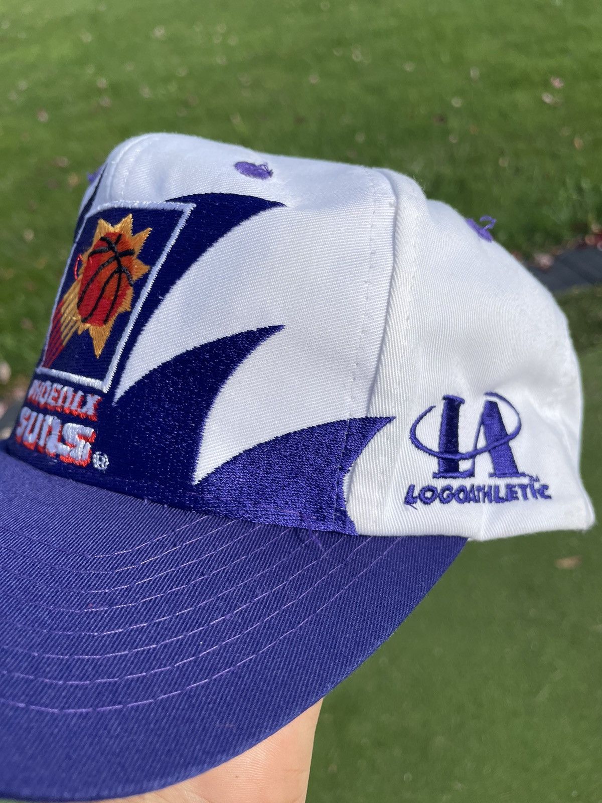 Logo Athletic Vintage Logo Athletic NBA Phoenix Suns Sharktooth Hat 1990s Size ONE SIZE - 6 Thumbnail