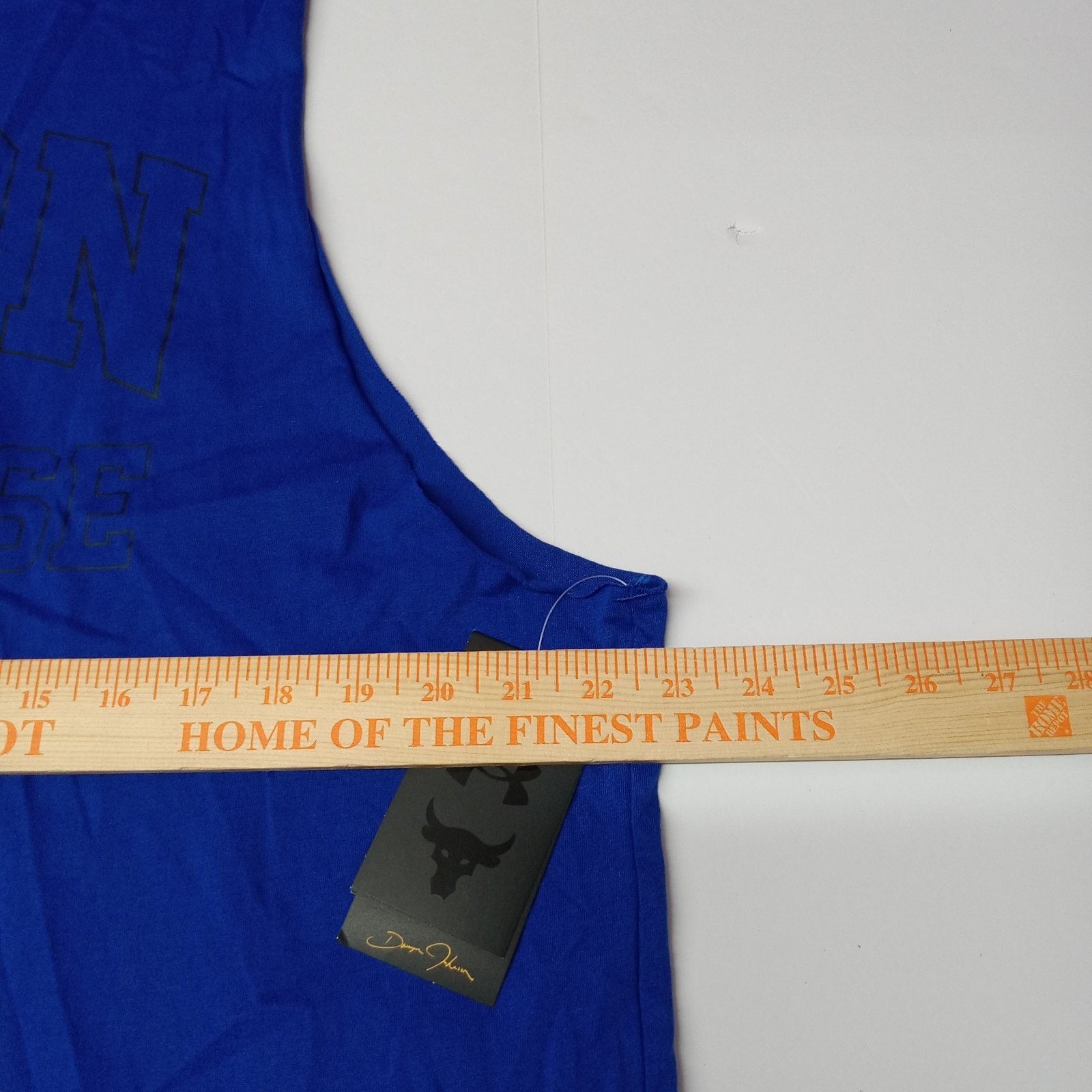Under Armour Under Armour Project Rock Iron Paradise Tank Men's 2XL Blue Size US XXL / EU 58 / 5 - 4 Thumbnail