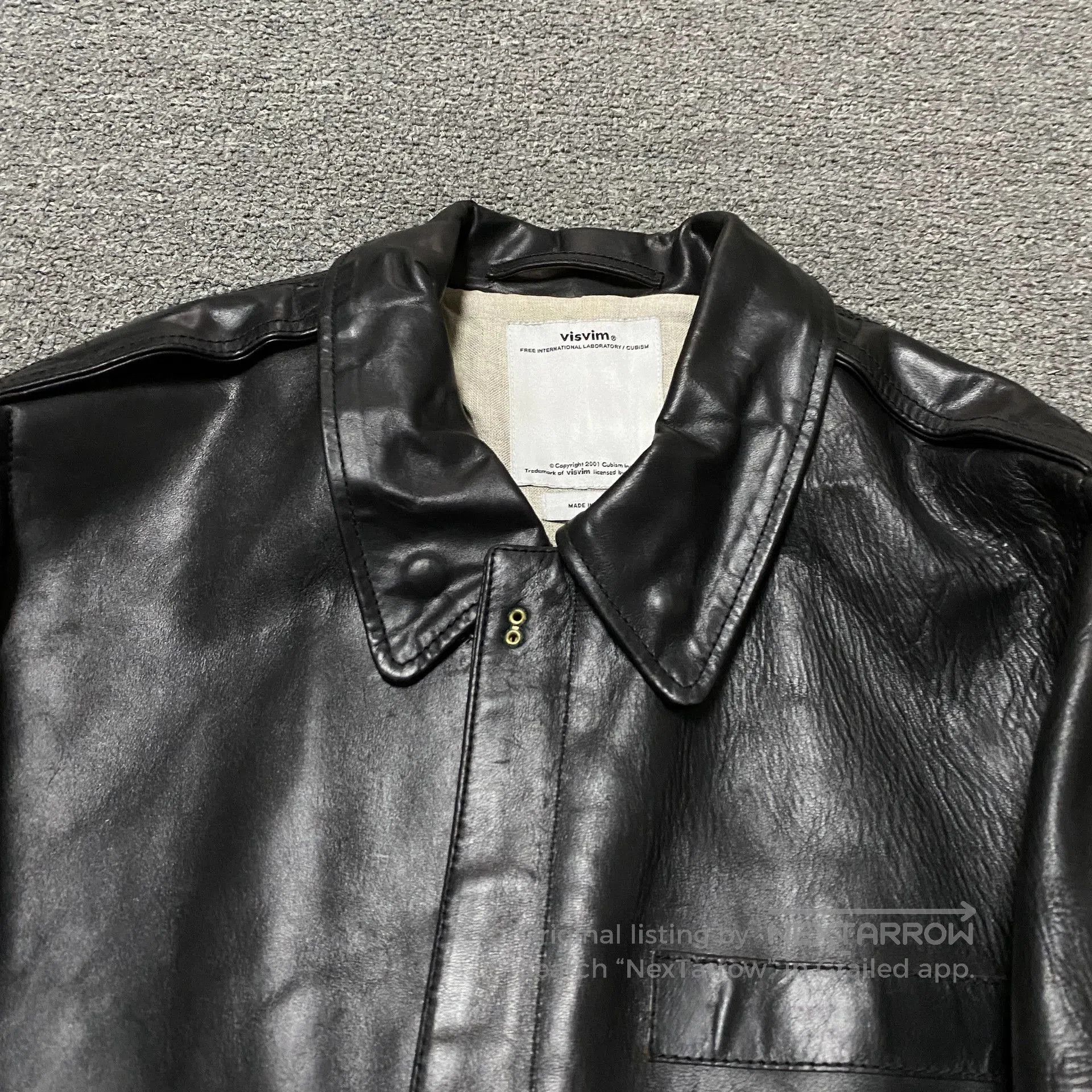 Visvim Visvim 12-13FW Elmendorf A2 Leather Jacket. Size US S / EU 44-46 / 1 - 3 Thumbnail
