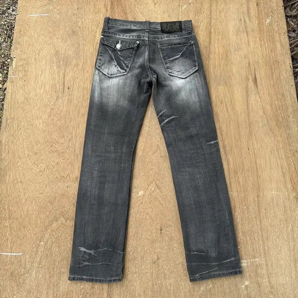 LOWBOX SEND OFFERS 🔥VINTAGE LOWBOX JEANS PUNK BONDAGE FLARE W30 L32 Size US 30 / EU 46 - 10 Thumbnail