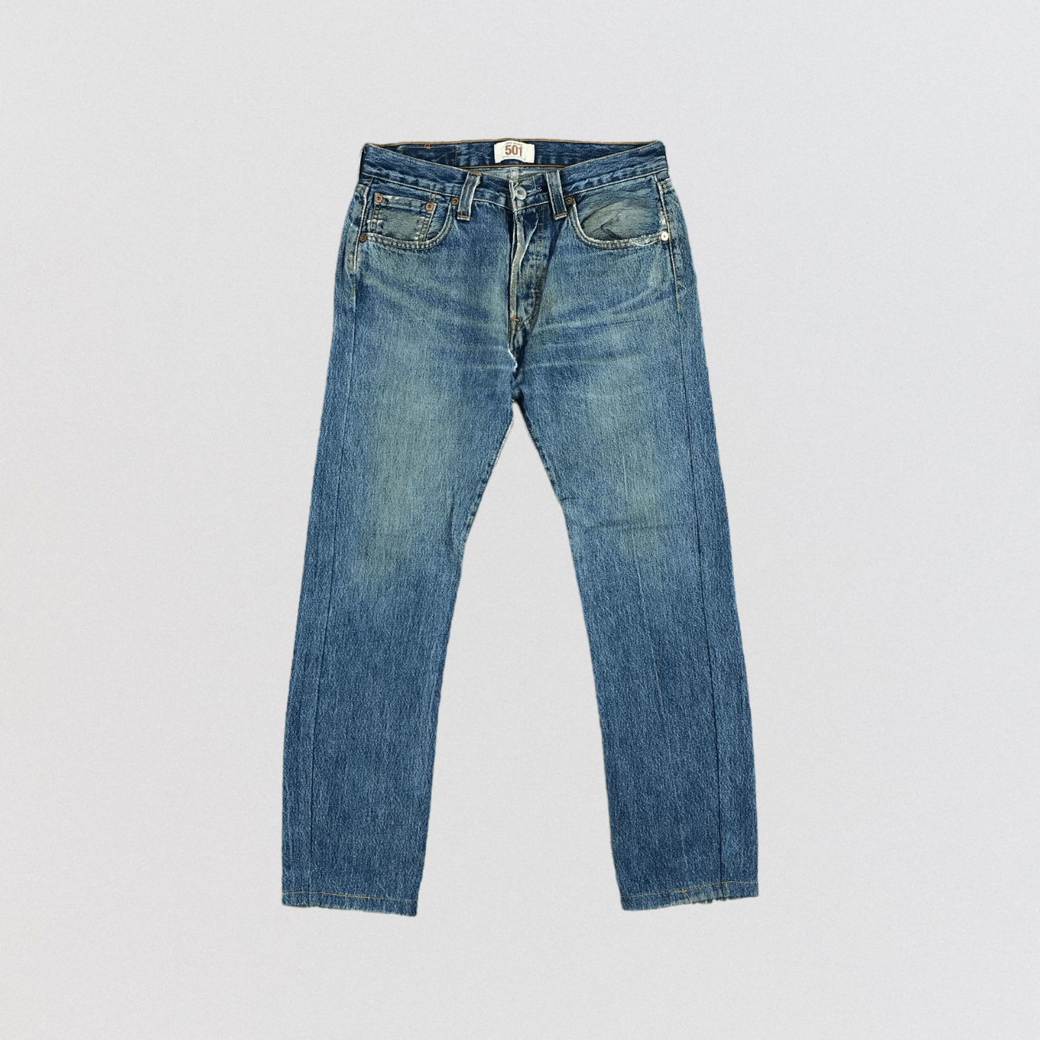 Levi's Vintage Blue Wash Levis 501 Jeans-JM2364 Size US 30 / EU 46 - 1 Thumbnail