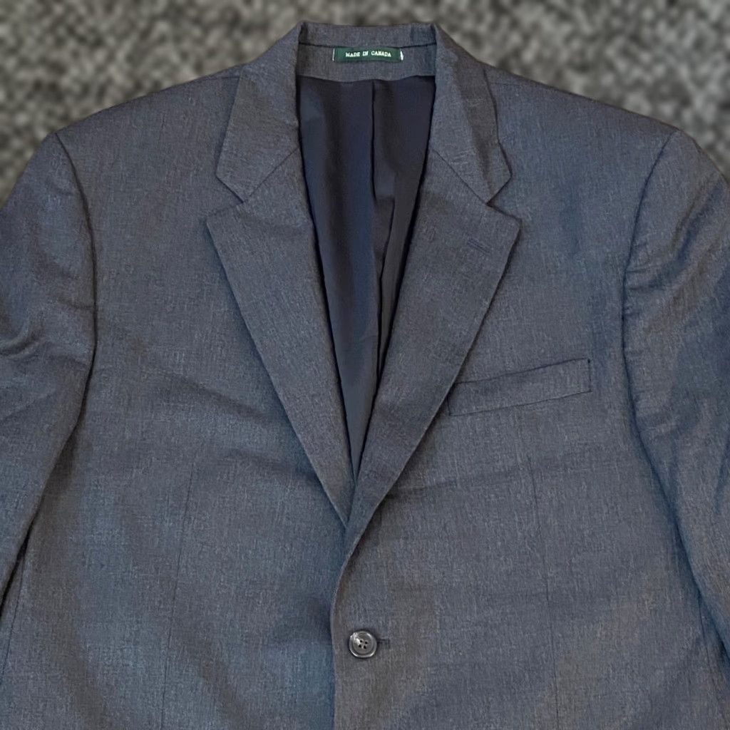 Ralph Lauren Lauren Ralph Lauren Blazer Mens 44R Gray Wool 2 Button Coat Sport Jacket Shirt Size 44R - 1 Thumbnail