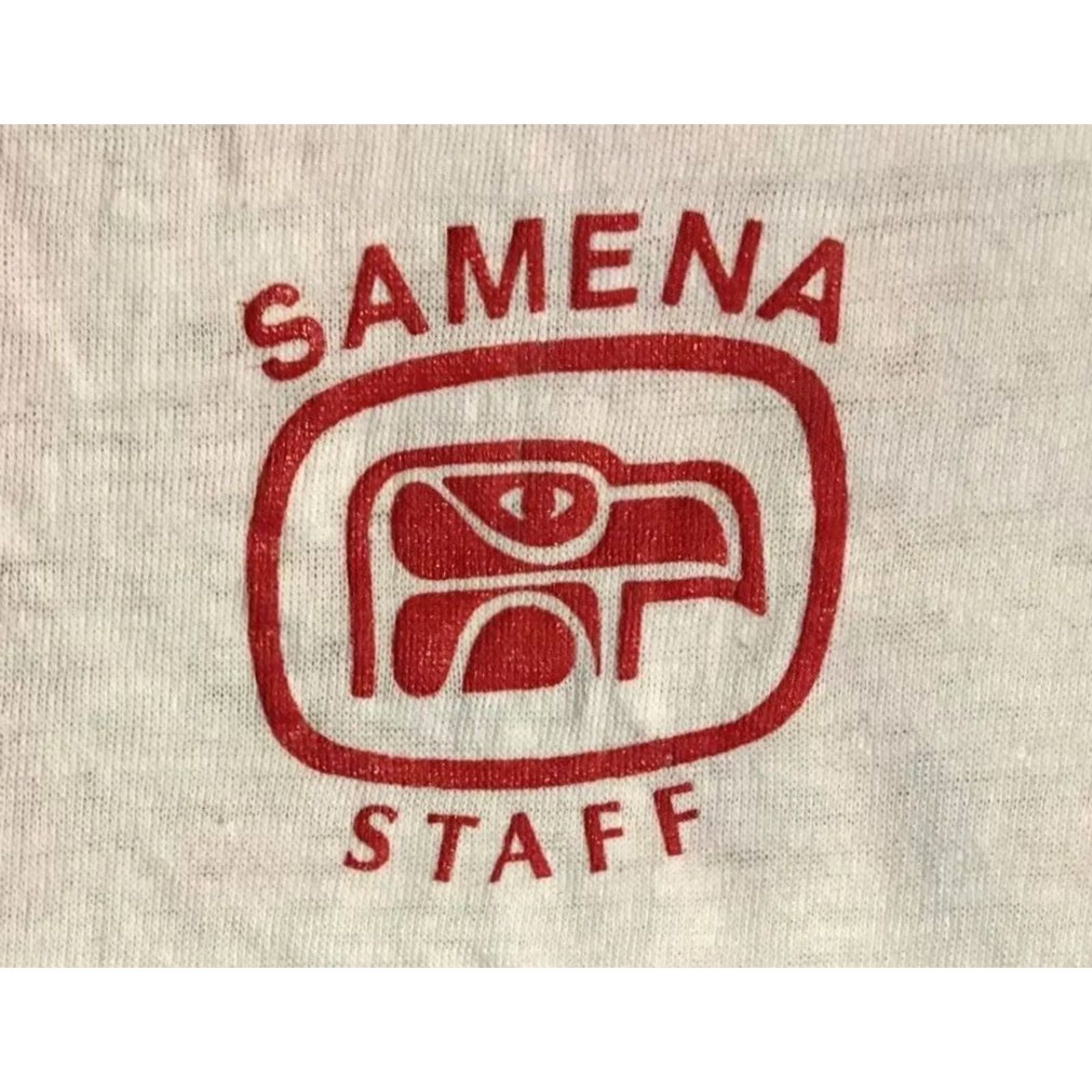 Russell Athletic VINTAGE Russell Athletic T-Shirt XS Lifeguard Ringer 70s Samena Swim Club Bellevue Washington White Red Grunge Beach Street Punk Retro USA Mens XS Size US XS / EU 42 / 0 - 3 Thumbnail