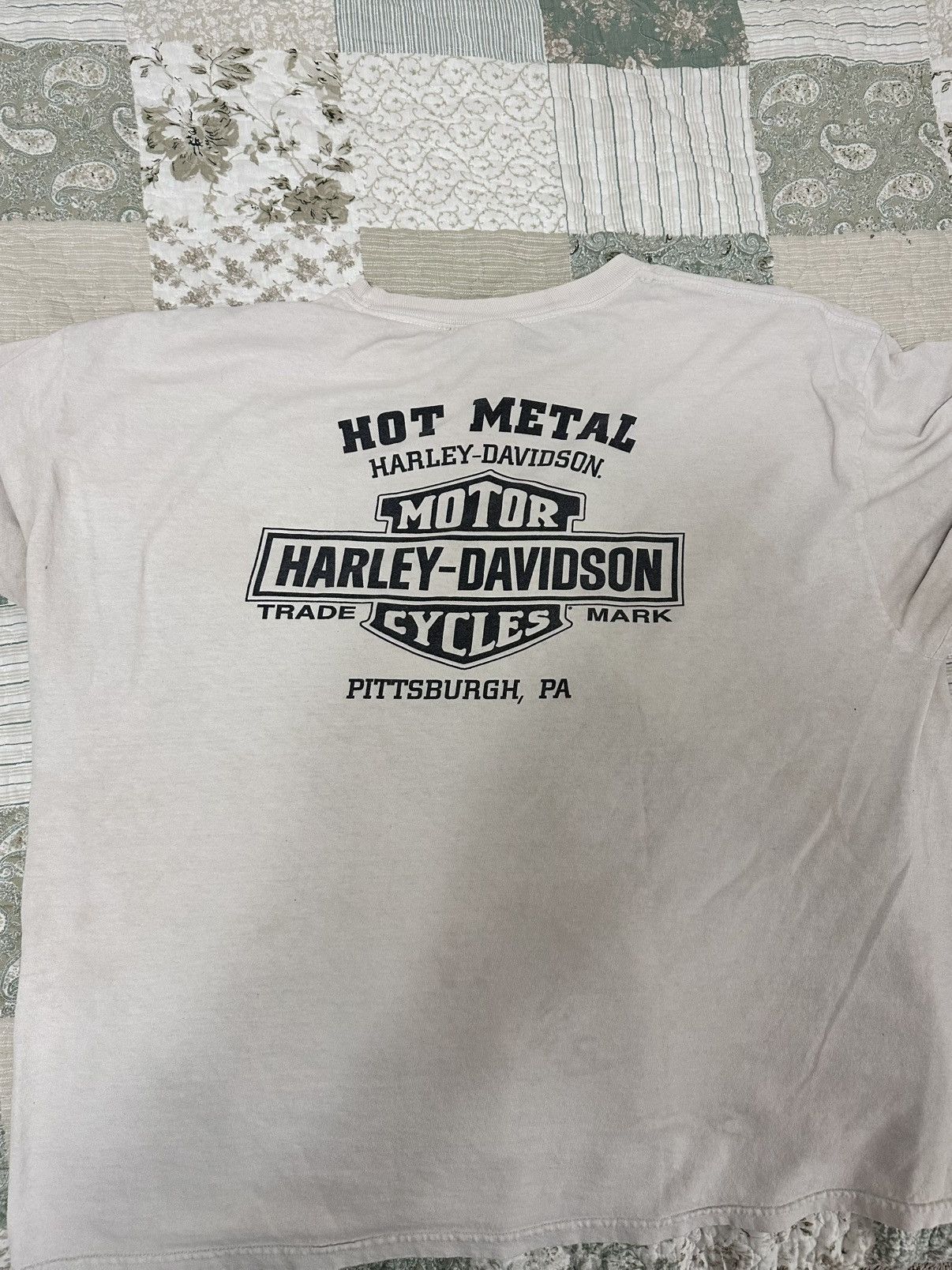 Harley Davidson Harley Davidson white cotton t-shirt Size US XXL / EU 58 / 5 - 2 Thumbnail