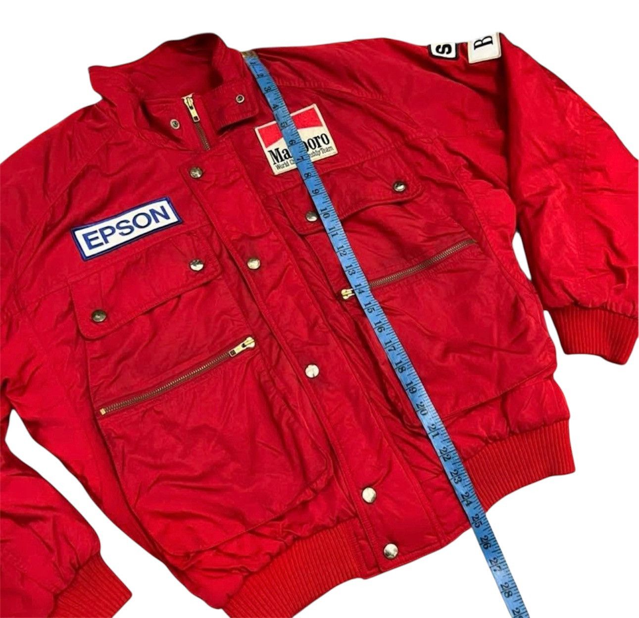 Marlboro Vintage F1 Marlboro Satoru Nakajima zipper multi pocket Size US L / EU 52-54 / 3 - 14 Thumbnail