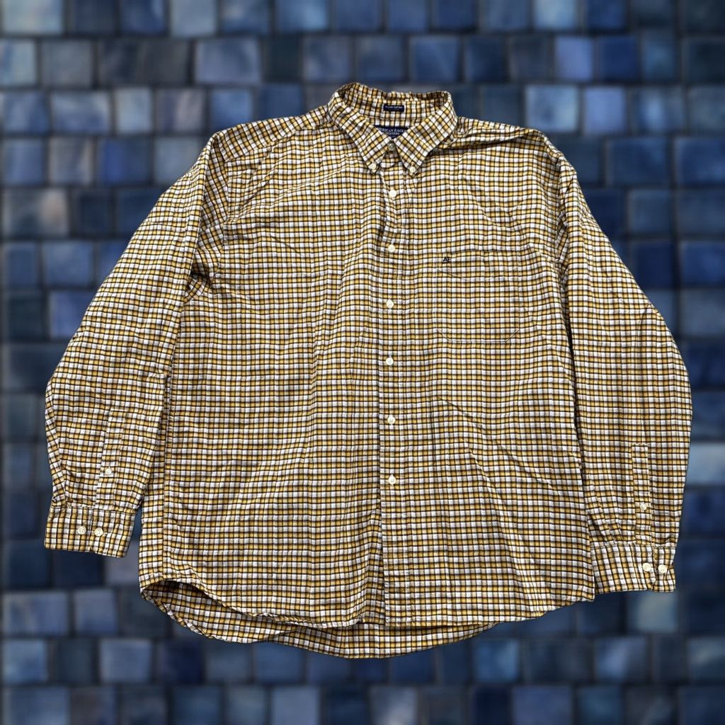 American Eagle Outfitters American Eagle Outfitters Shirt Mens Rugged Oxford Plaid 2XL Multicolor Long Sleeve Button-Up Size US XXL / EU 58 / 5 - 1 Thumbnail