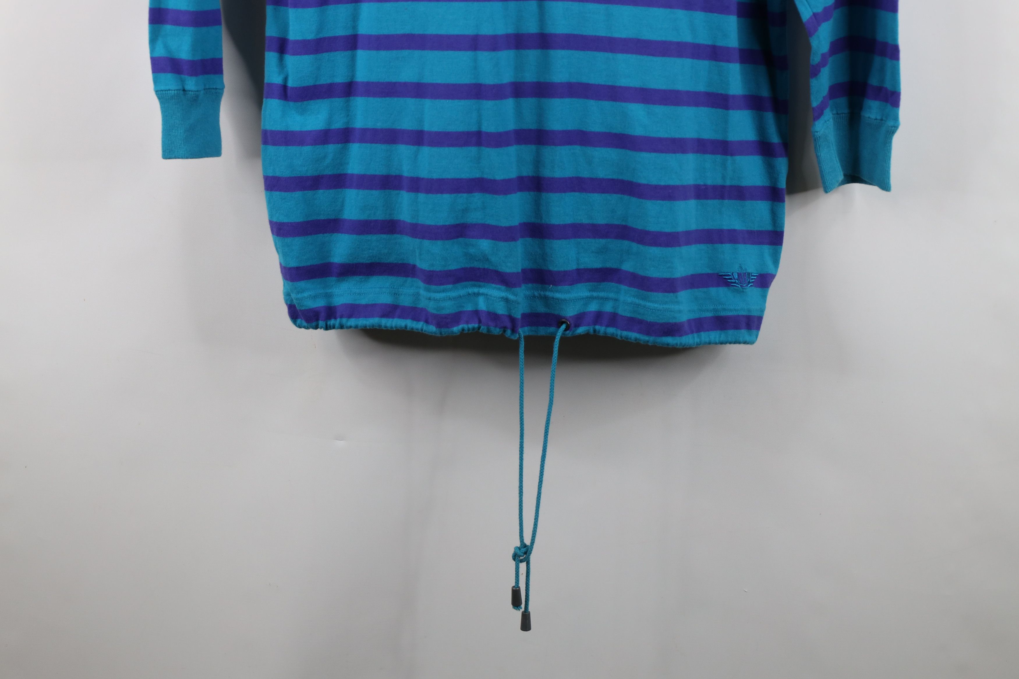 Dockers Vintage 90s Dockers Levis Striped Baggy Fit Pullover T-Shirt Size L / US 10 / IT 46 - 4 Thumbnail