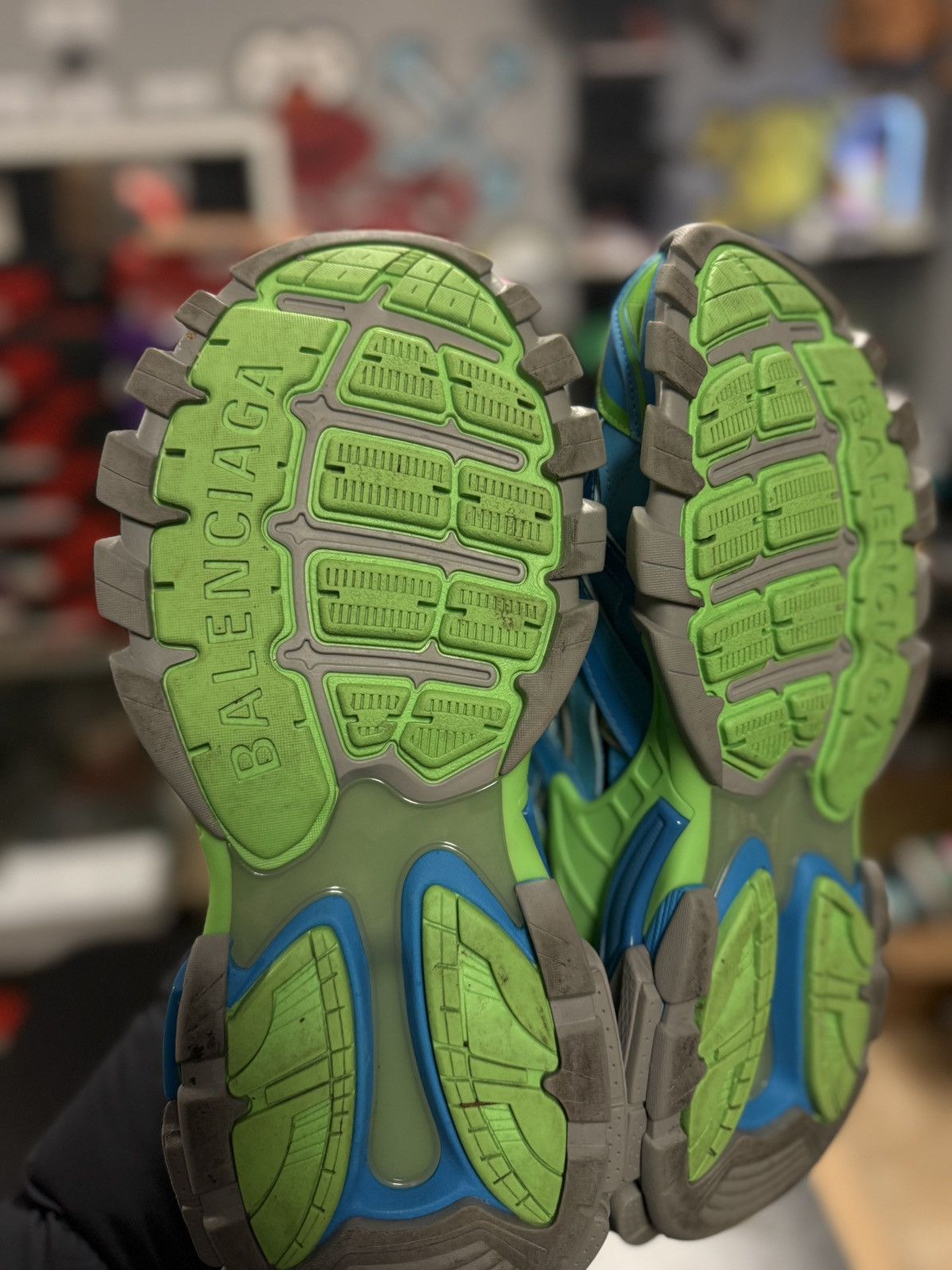 Balenciaga Balenciaga Track 2 Blue Green Size 44EU/11US/10UK Size US 11 / EU 44 - 11 Thumbnail