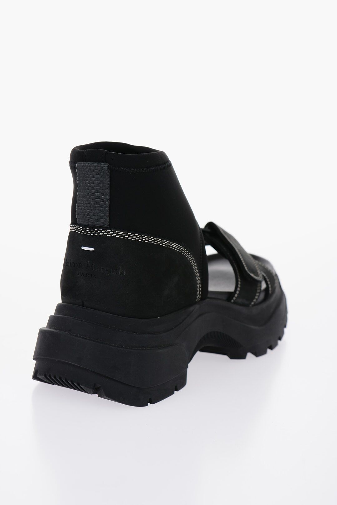 Maison Margiela og1mm1224 Suede Sandals in Black Size US 10 / IT 40 - 3 Thumbnail