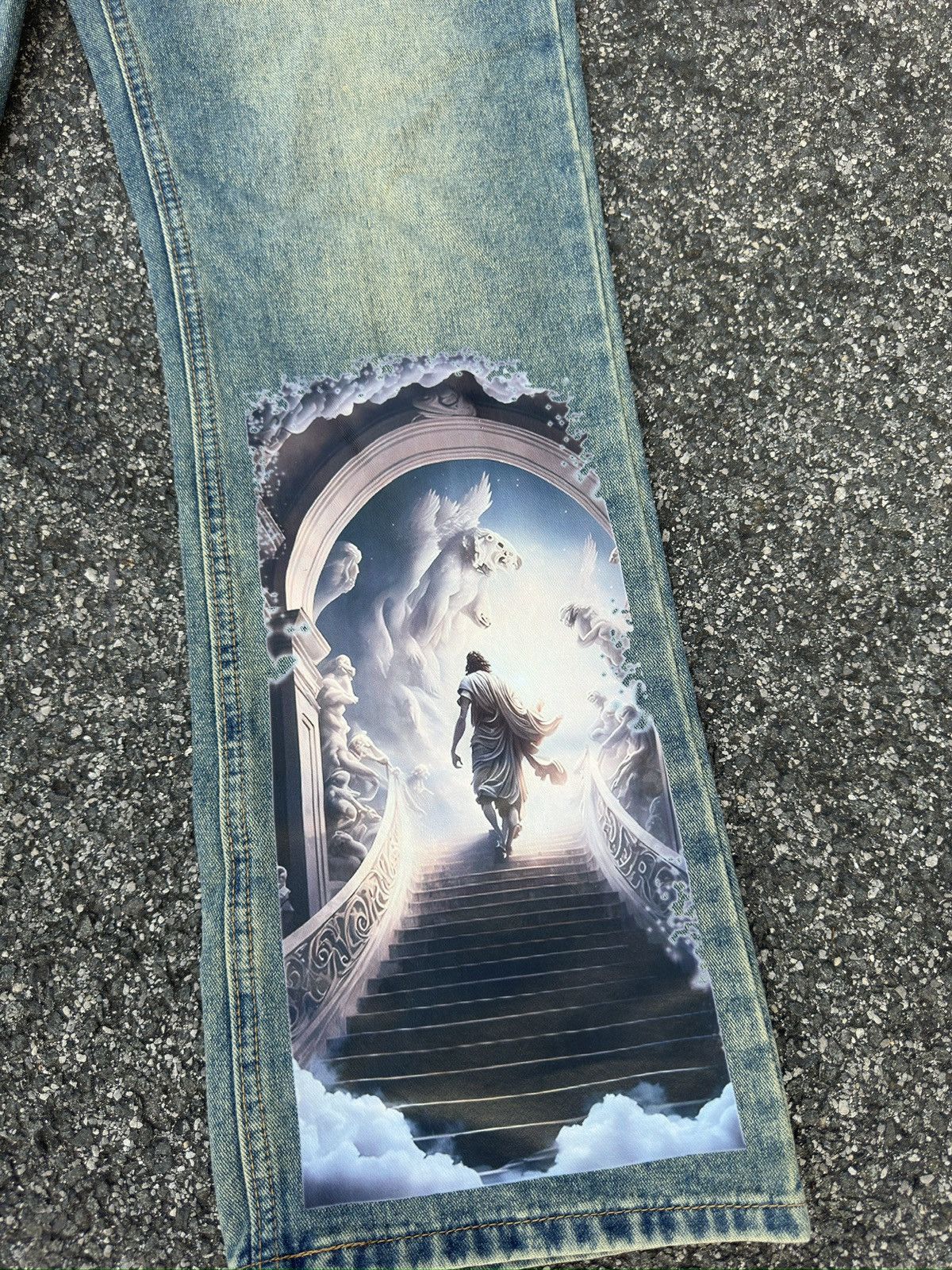 Other Designed Brothers Jeans with Unique Artwork Size US 32 / EU 48 - 2 Thumbnail
