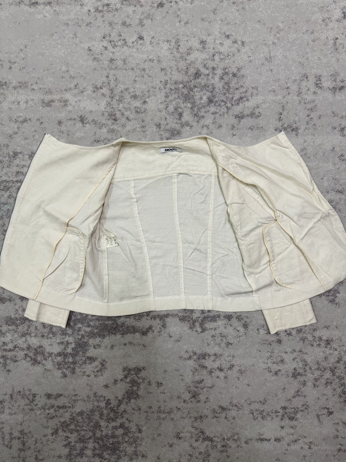 DKNY DKNYC LINEN JACKET Size XS / US 0-2 / IT 36-38 - 9 Thumbnail