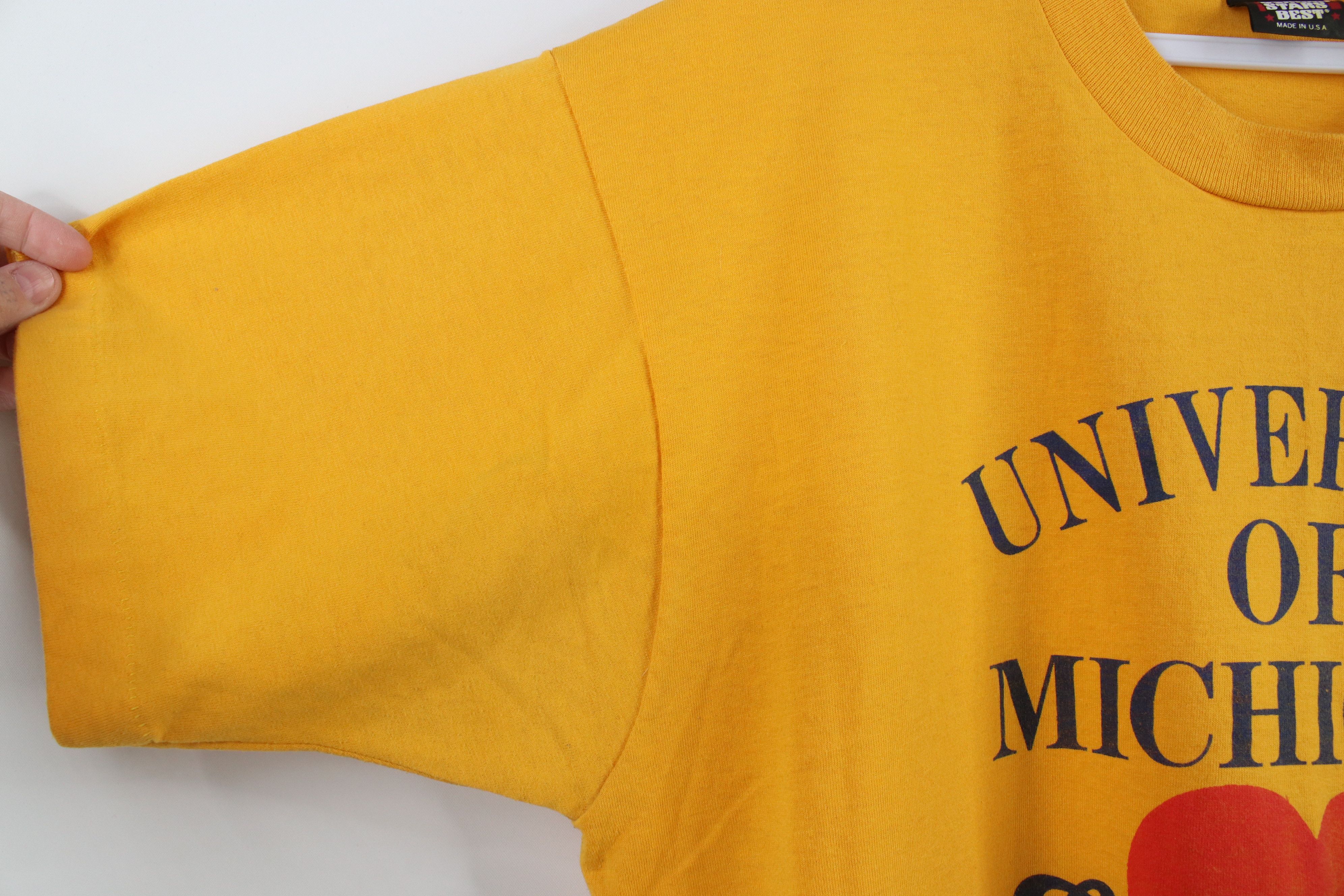 Vintage Vintage 90s University of Michigan Transplant T-Shirt USA Size US XL / EU 56 / 4 - 5 Thumbnail