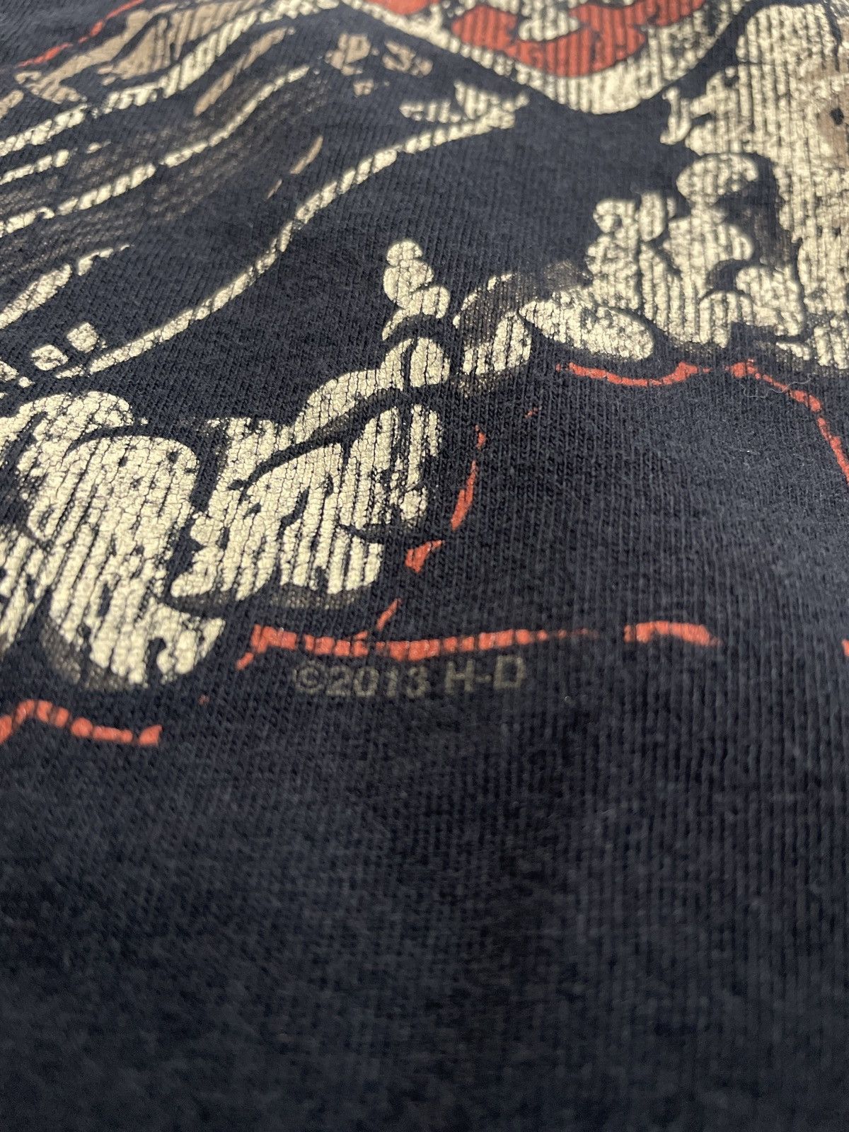 Harley Davidson Harley Davison Dirt Bike vintage tee Size US XL / EU 56 / 4 - 4 Thumbnail