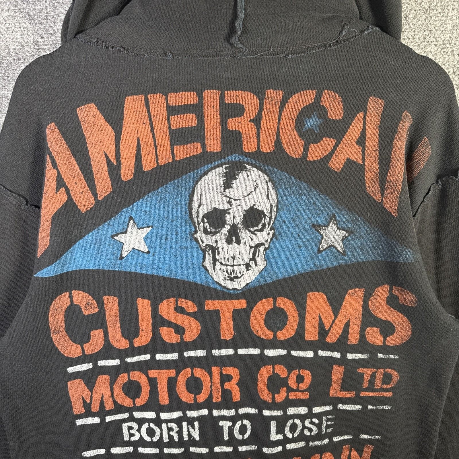 Affliction Vintage Affliction Hoodie Mens Large Black Y2K Zip Up Thin Size US L / EU 52-54 / 3 - 10 Thumbnail