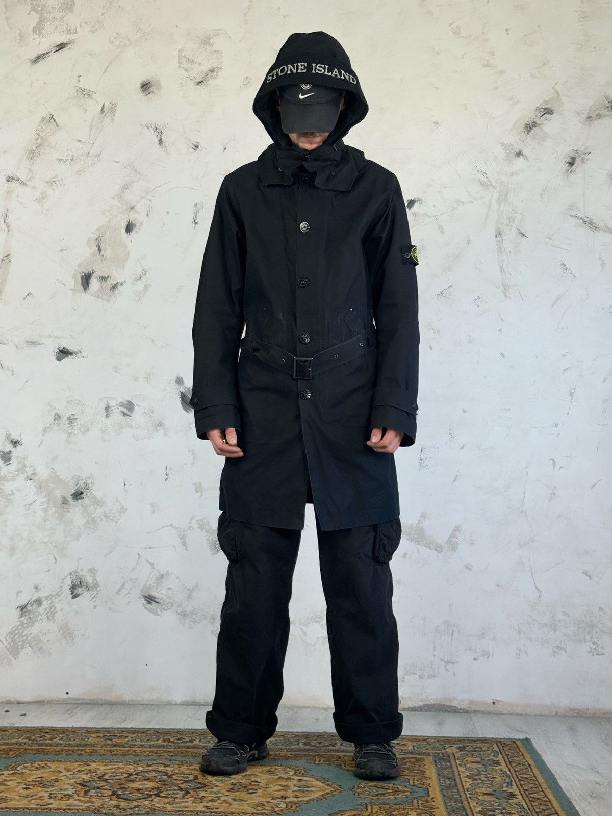 Vintage Stone Island Ventile Trench Coat Jacket Size L Size US L / EU 52-54 / 3 - 2 Thumbnail