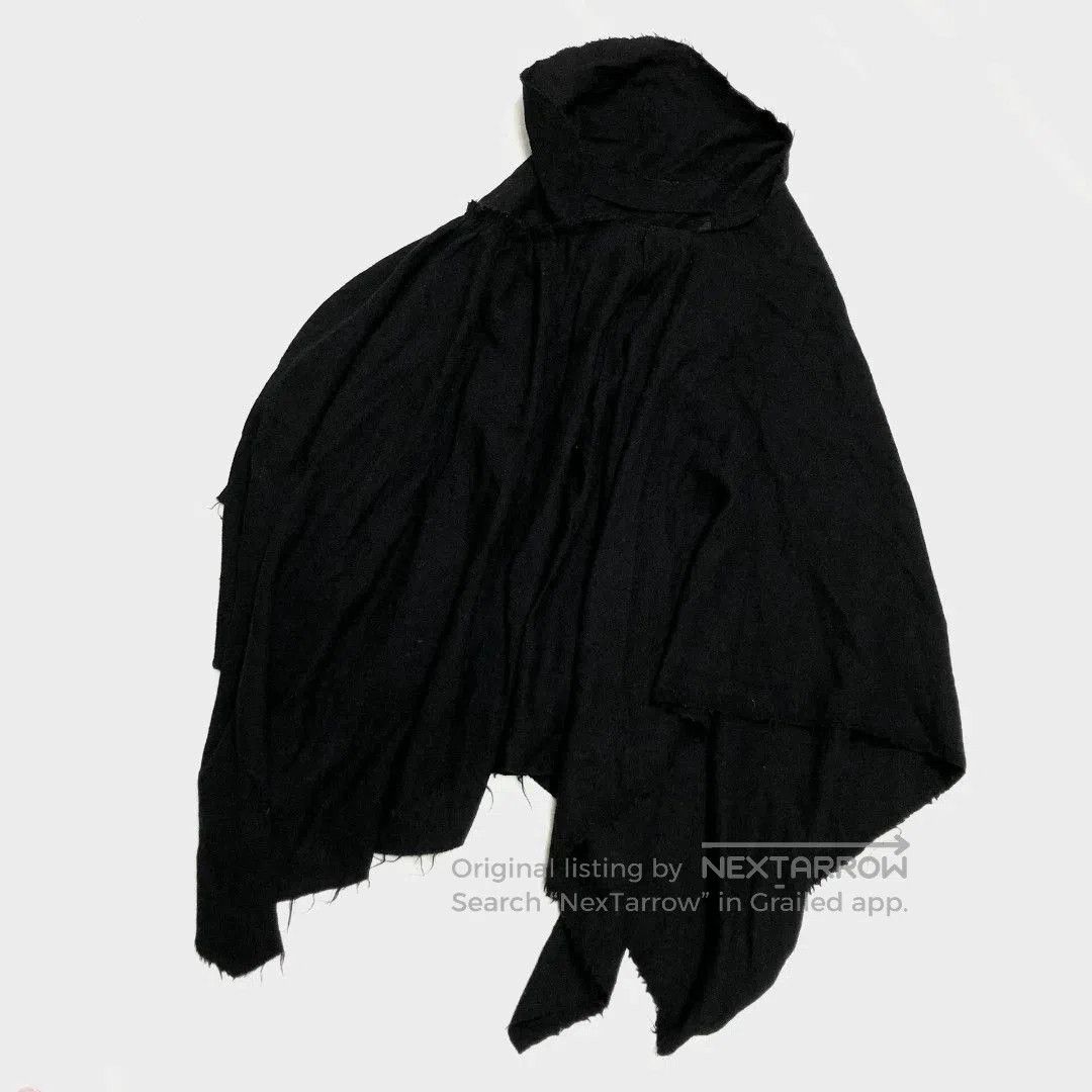 Comme des Garcons black abstract draped skirt by comme des garcons. Size 22" - 4 Thumbnail