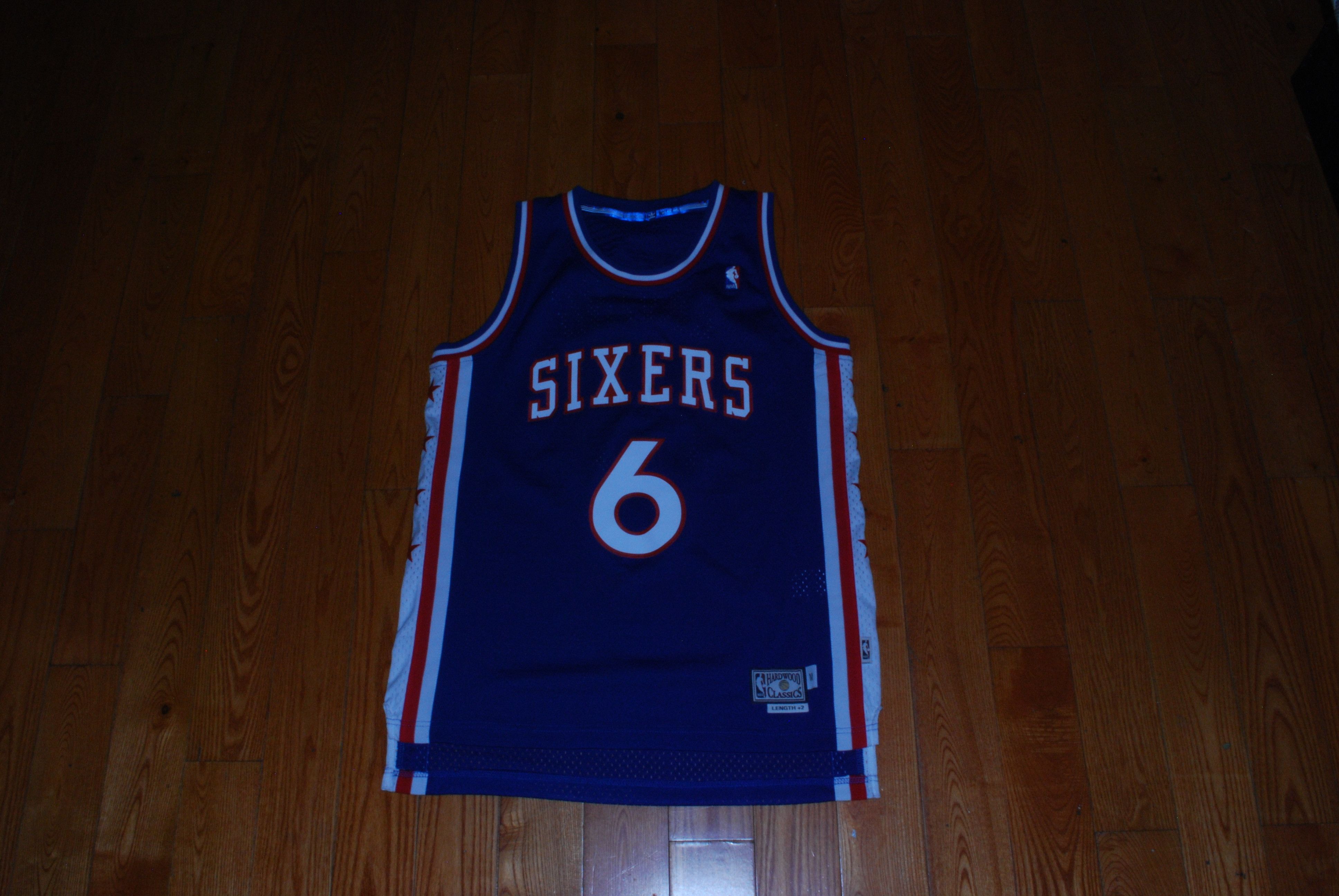 Adidas Adidas NBA Hardwood Classics Philly 76ers J. Erving 6 Jersey Size US M / EU 48-50 / 2 - 1 Thumbnail