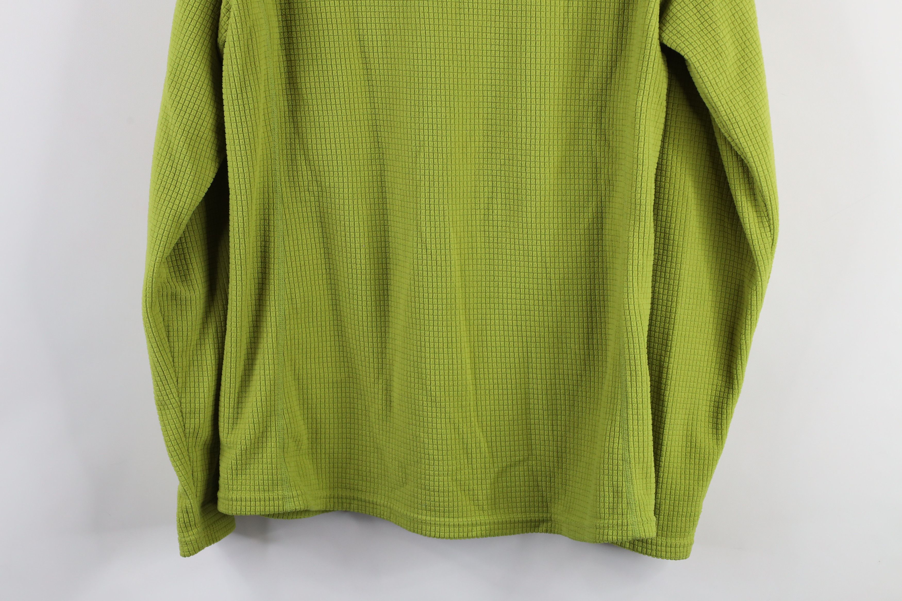 Orvis × Vintage Orvis Trout Bum Fleece Half Zip Pullover Sweater Lime Green Size US M / EU 48-50 / 2 - 9 Thumbnail