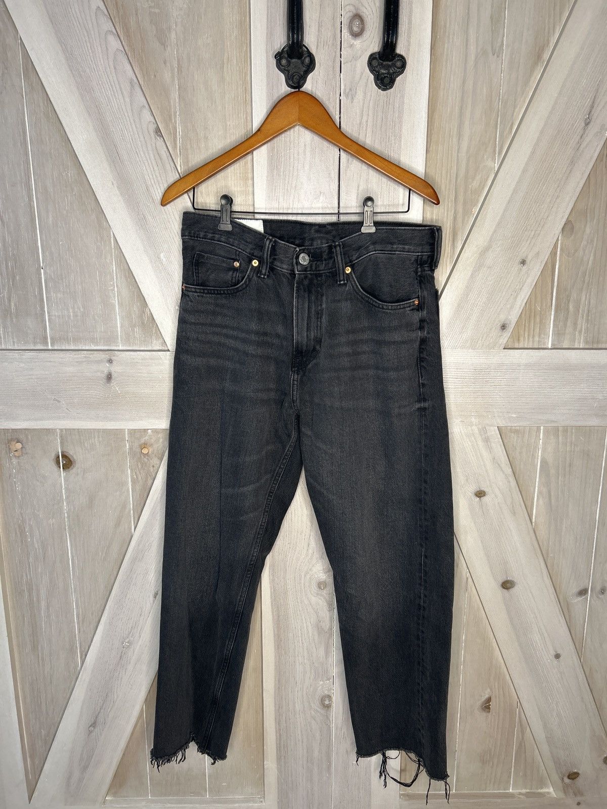Vintage Vintage Washed Black Denim Size US 34 / EU 50 - 1 Thumbnail