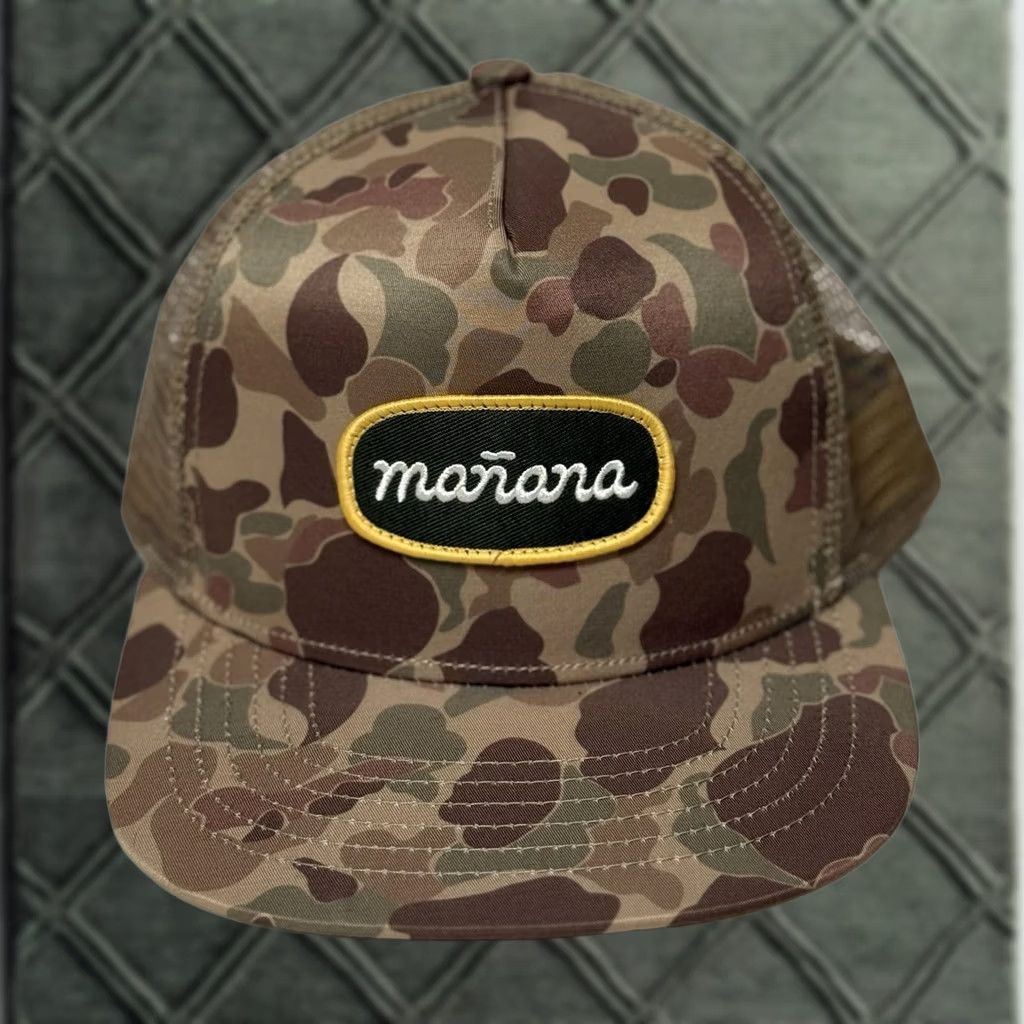 Logo 7 Mañana Hat OSFA Trucker Snapback City Camo Multicolor Canvas Hunting Outdoor USA Logo Men / Women Size ONE SIZE - 1 Thumbnail