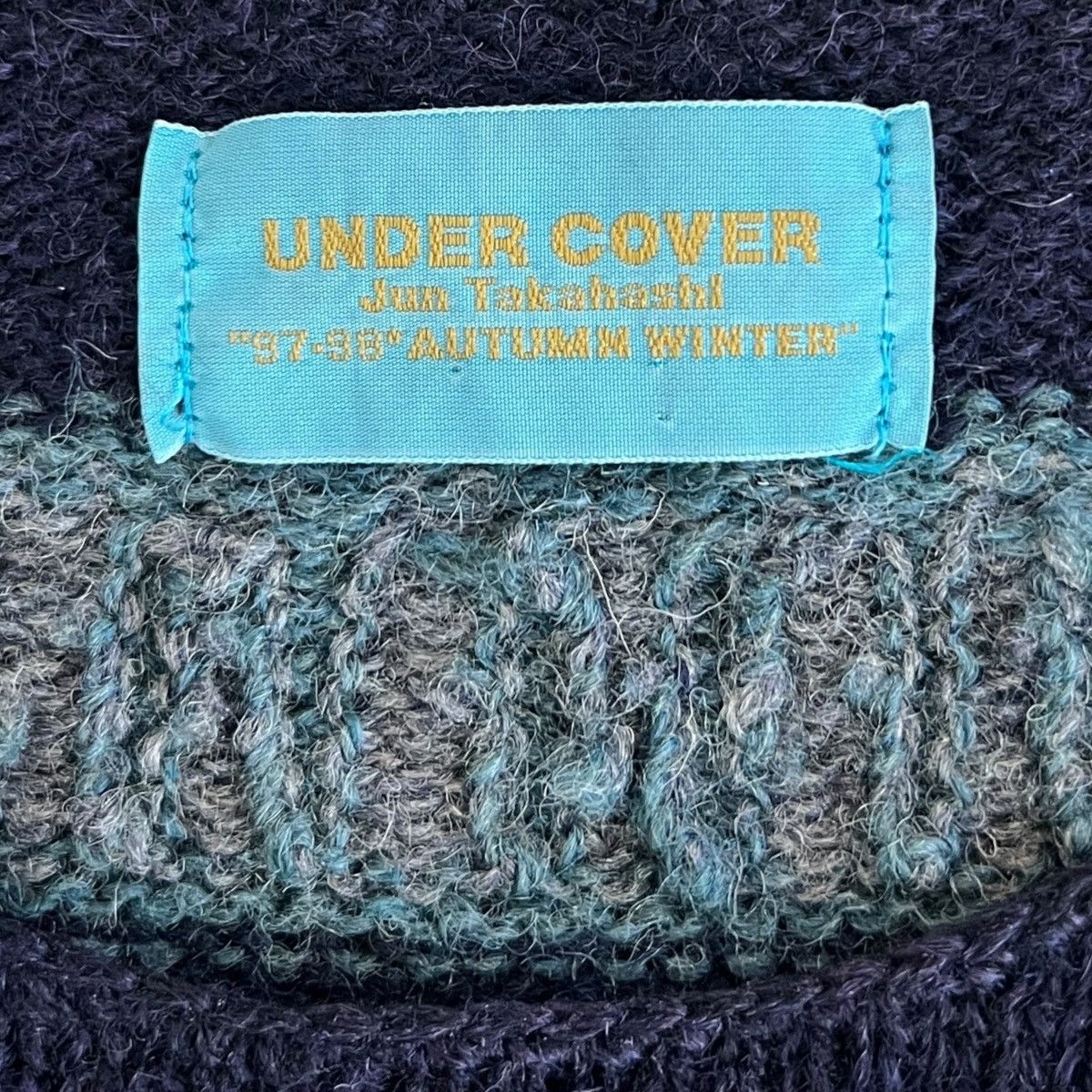 Undercover UNDERCOVER AW1997-1998 "LEAF" Mohair Blend Knit Size US M / EU 48-50 / 2 - 2 Thumbnail
