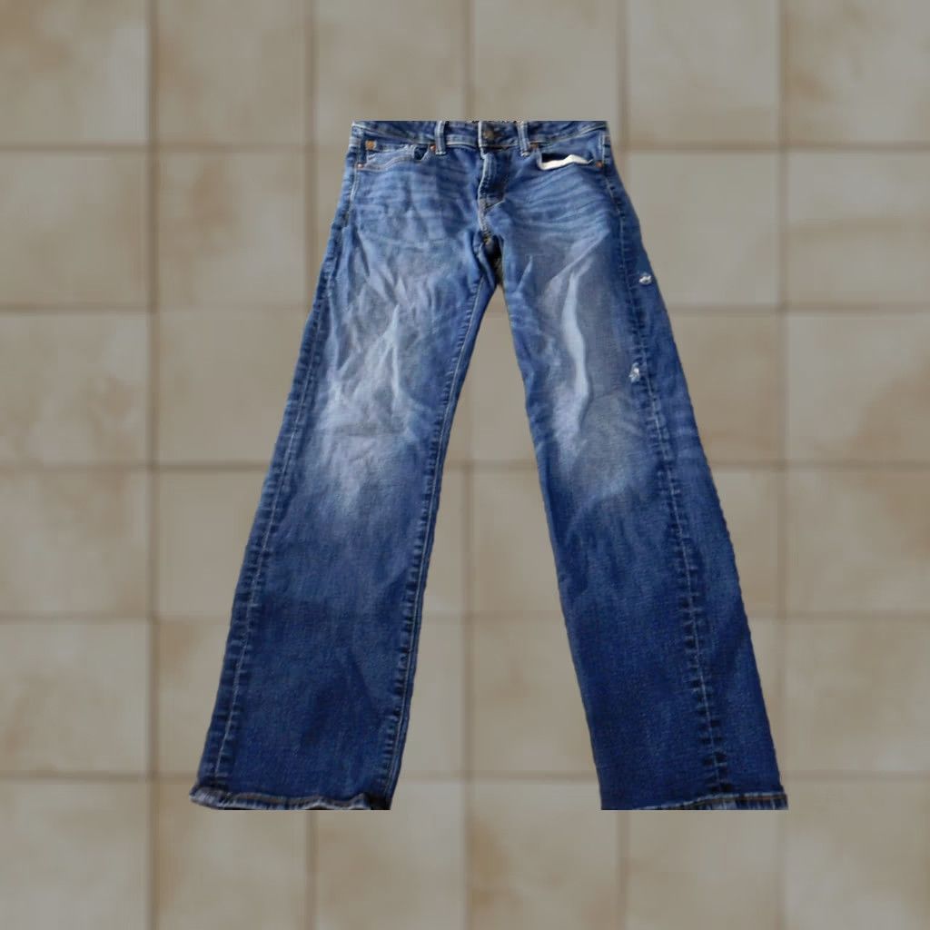 American Eagle Outfitters VINTAGE American Eagle Outfitters Jeans Men 30x30 Blue Dark Wash Denim Straight 30in Inseam Mens Regular 30 30 Blue Jeans Size US 30 / EU 46 - 1 Thumbnail
