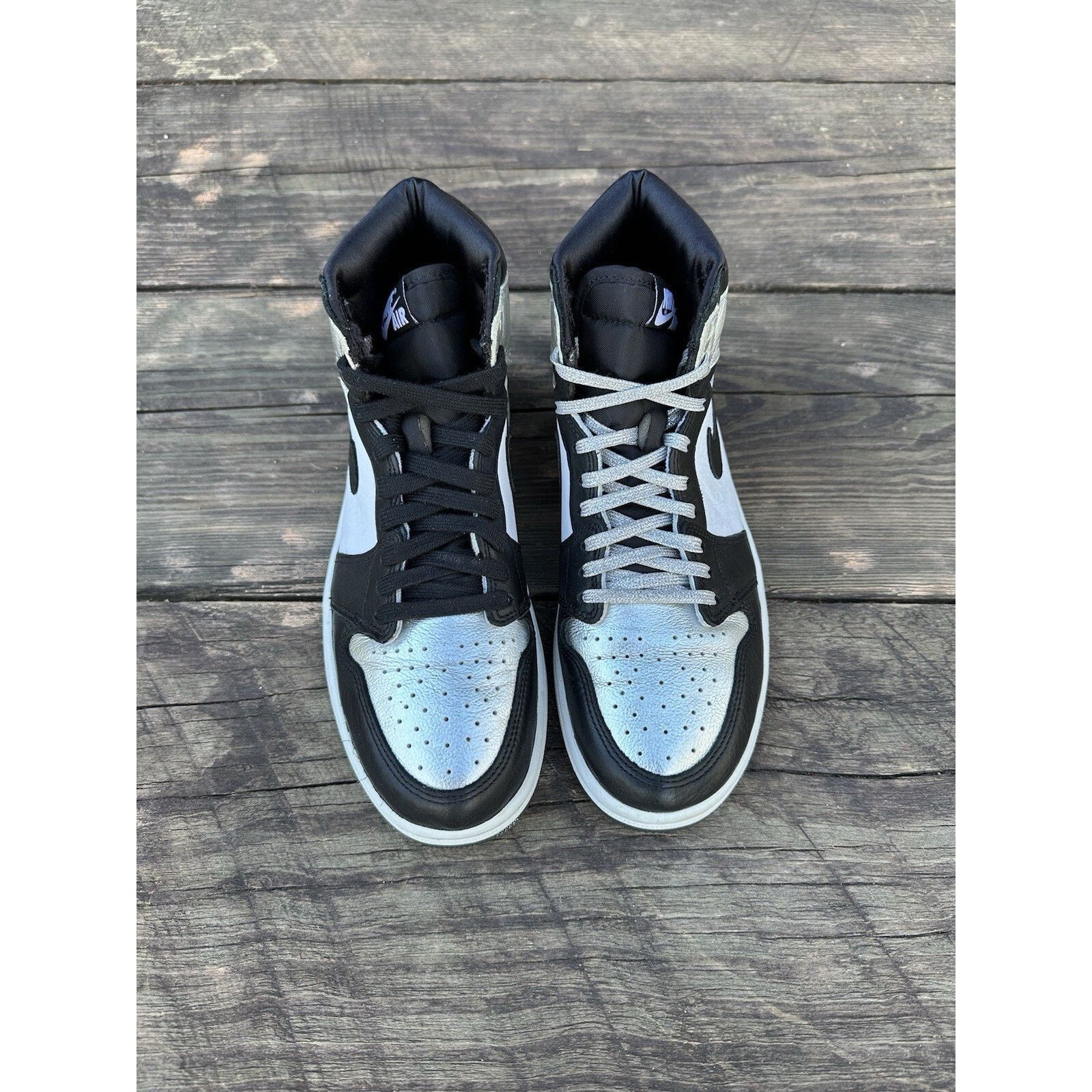 Jordan Brand Jordan 1 High OG Metallic Silver W - Size 8w/6.5m Size US 8 / IT 38 - 4 Thumbnail
