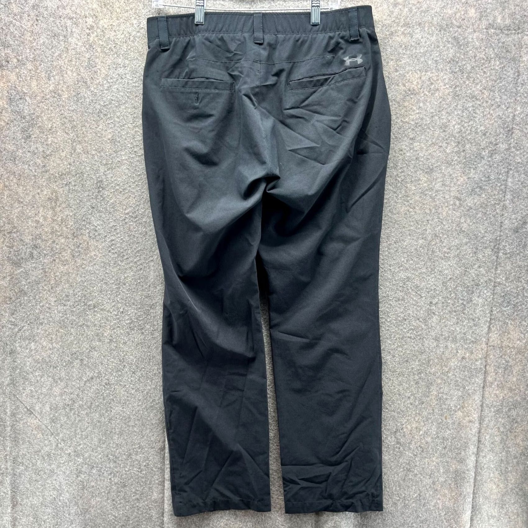 Under Armour Under Armour Pants Mens 34x30 Black Chino Flat Front Knit Trouser UA Golf Pants Mens 34x30 Black Chino Flat Front Knit Trouser UA Golf Size US 34 / EU 50 - 2 Thumbnail