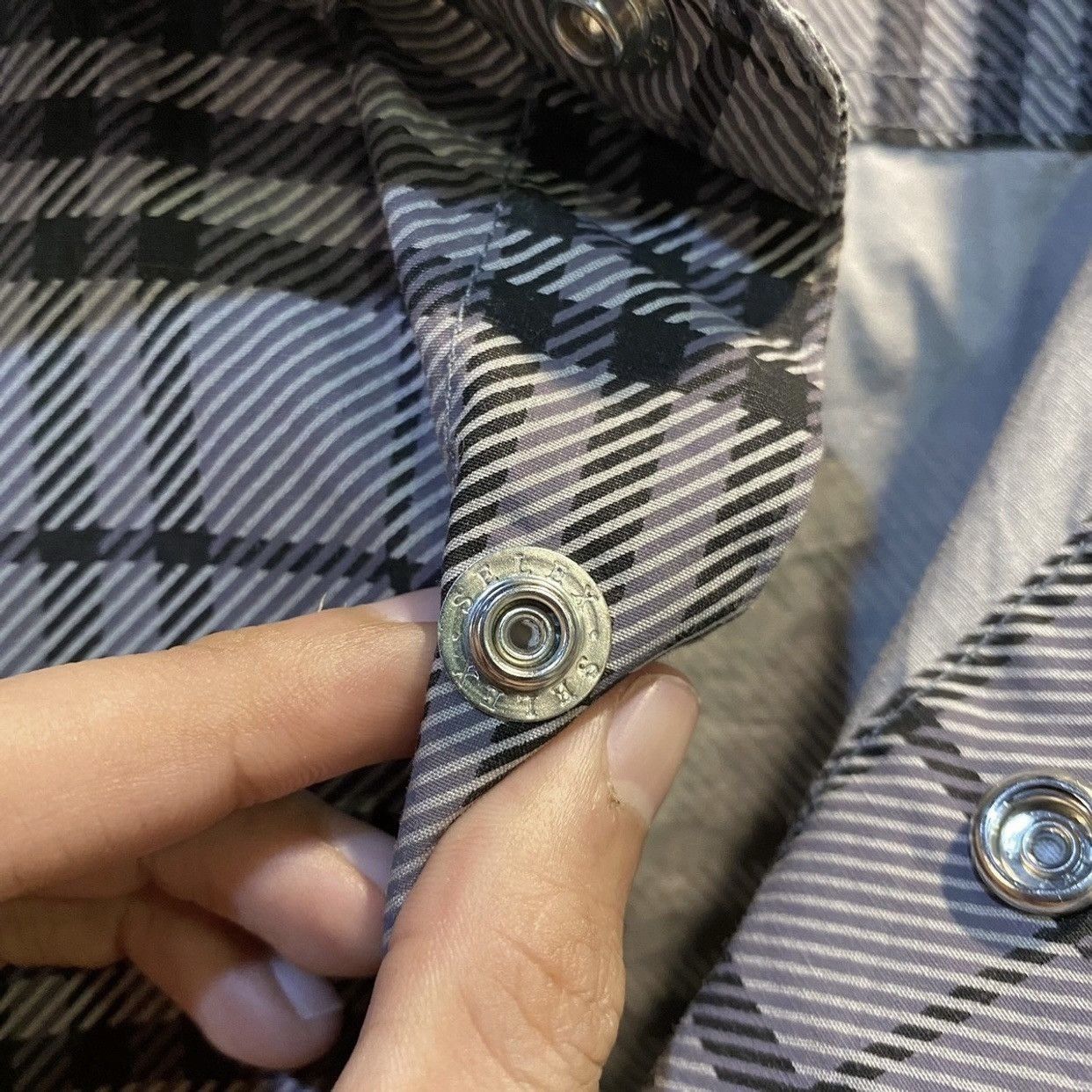 Burberry 🔥Burberry London Blue Label Nova Check Snap Button Jackets Size US L / EU 52-54 / 3 - 6 Thumbnail