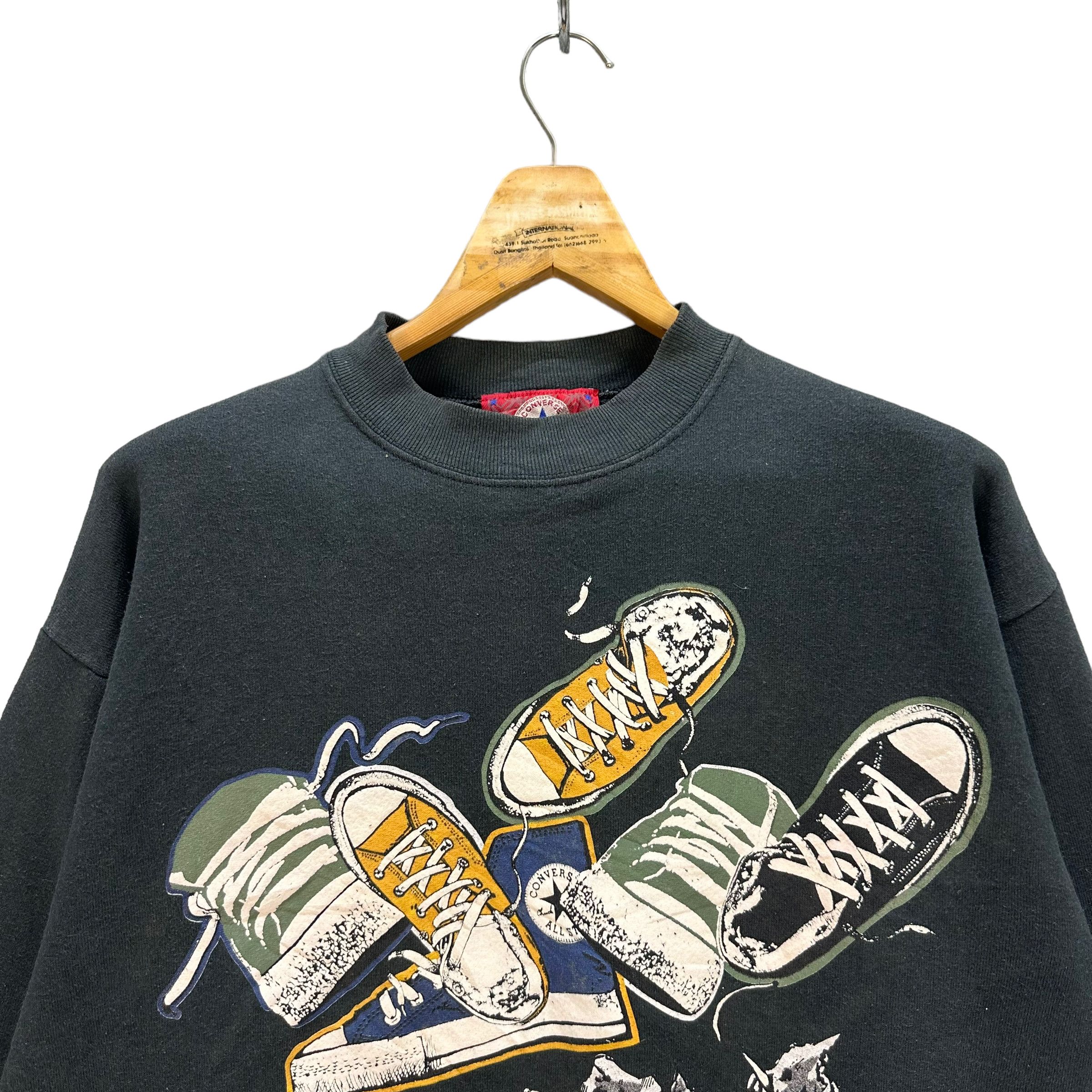Converse 94's CONVERSE VINTAGE SHOES GRAPHIC SWEATSHIRTS #7994-71 Size US L / EU 52-54 / 3 - 2 Thumbnail