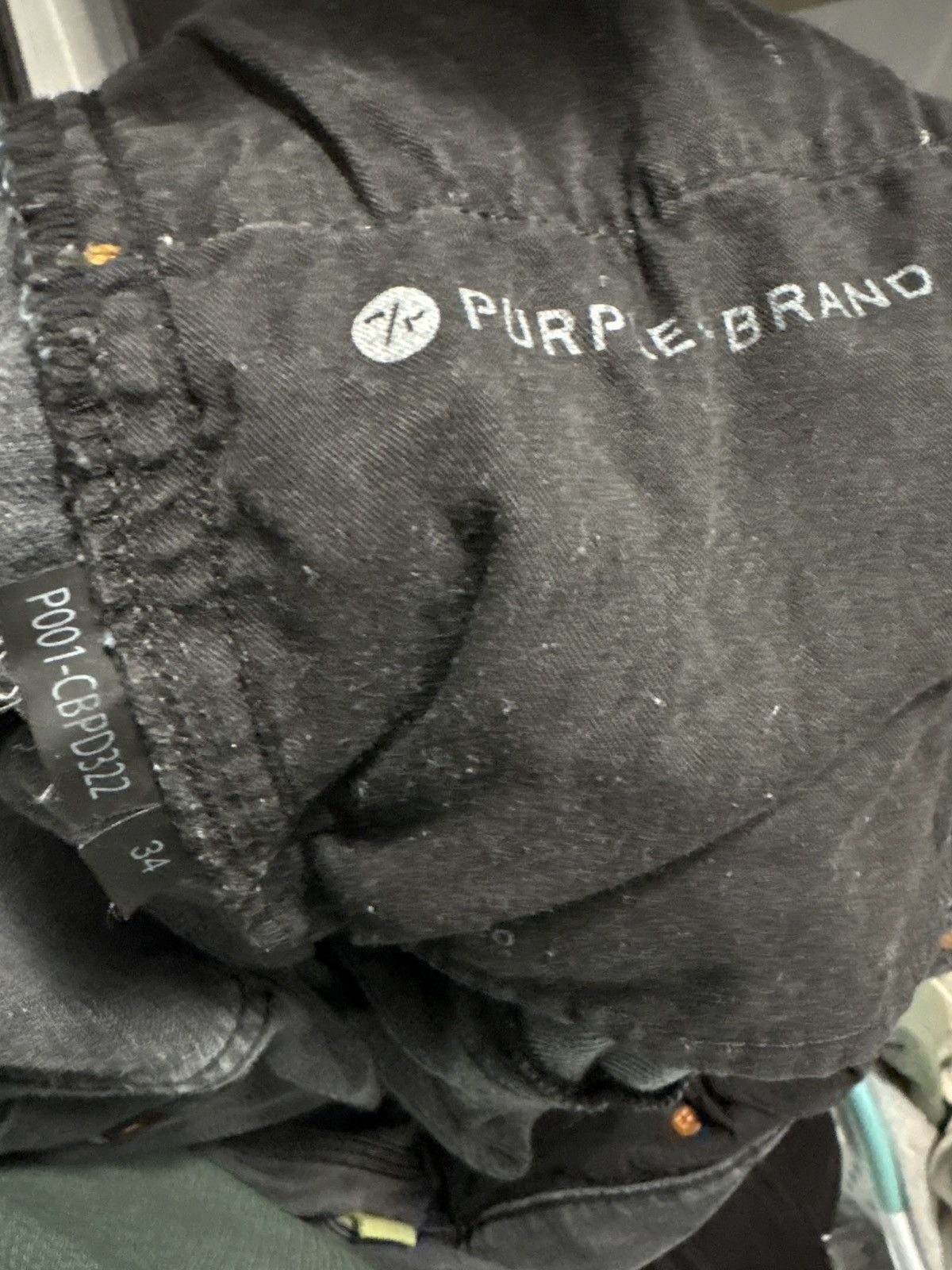 Purple Purple Men's paint-splatter Patch Jeans Size US 34 / EU 50 - 13 Thumbnail