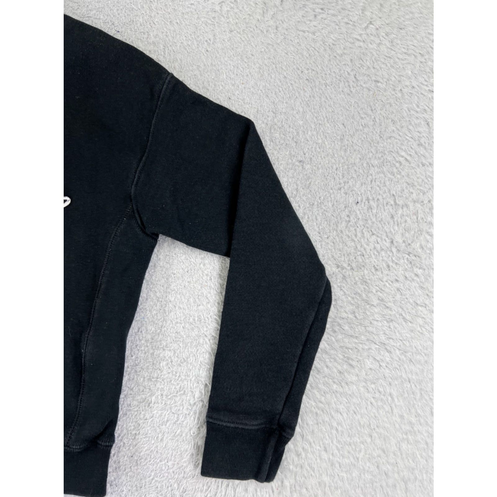 Champion Champion Sweatshirt Adult XS Black Crew Neck Cotton Jersey Logo Pullover All Seasons Winter Fall Spring Regular Men’s Size US XS / EU 42 / 0 - 5 Thumbnail