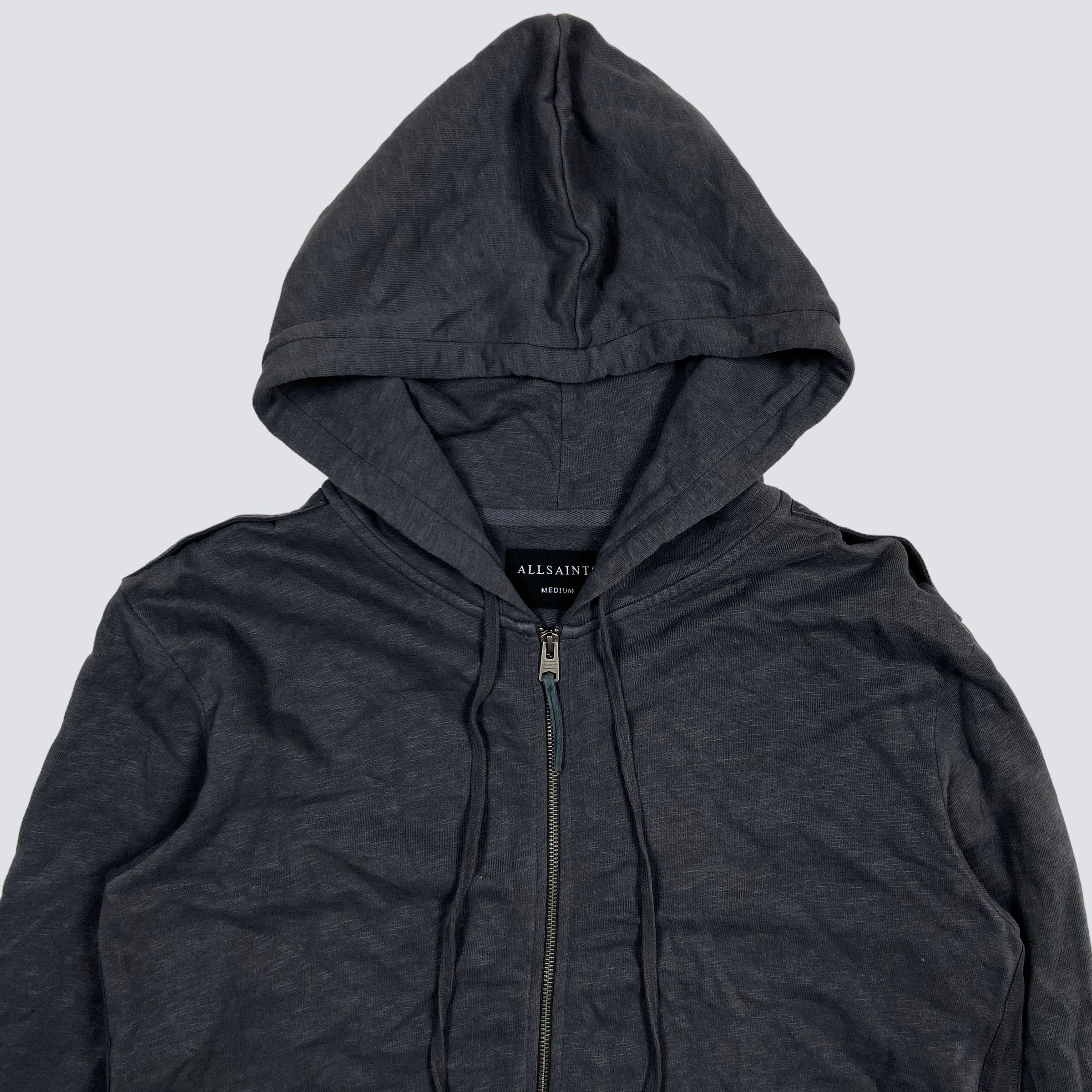Allsaints ALLSAINTS ARCHIVE OVERSIZED BONDAGE ZIP HOODED JACKET № 1095 Size US M / EU 48-50 / 2 - 4 Thumbnail