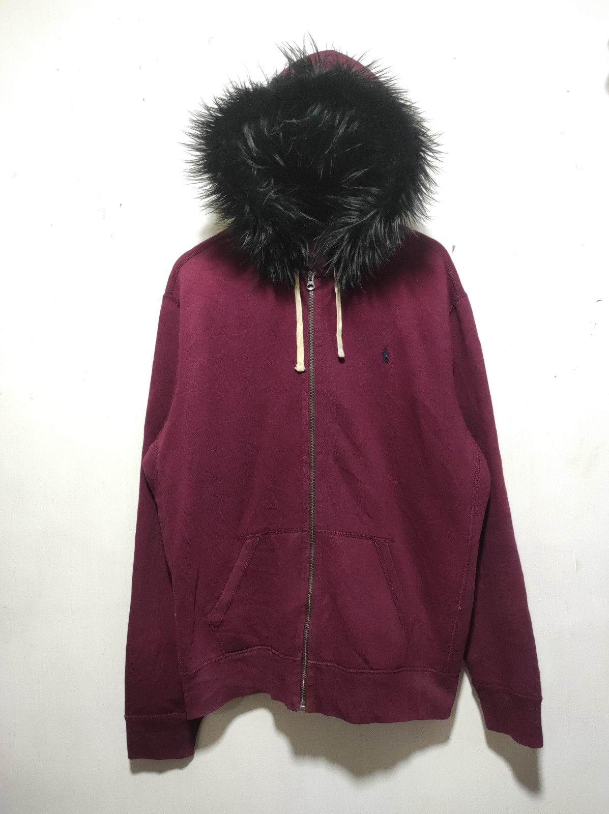Polo Ralph Lauren Polo Ralph Lauren zipper fur hoodie LGB style Size US XL / EU 56 / 4 - 2 Thumbnail