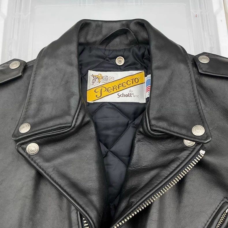 Schott Schott Motorcycle leather coat Size US XXS / EU 40 - 6 Thumbnail