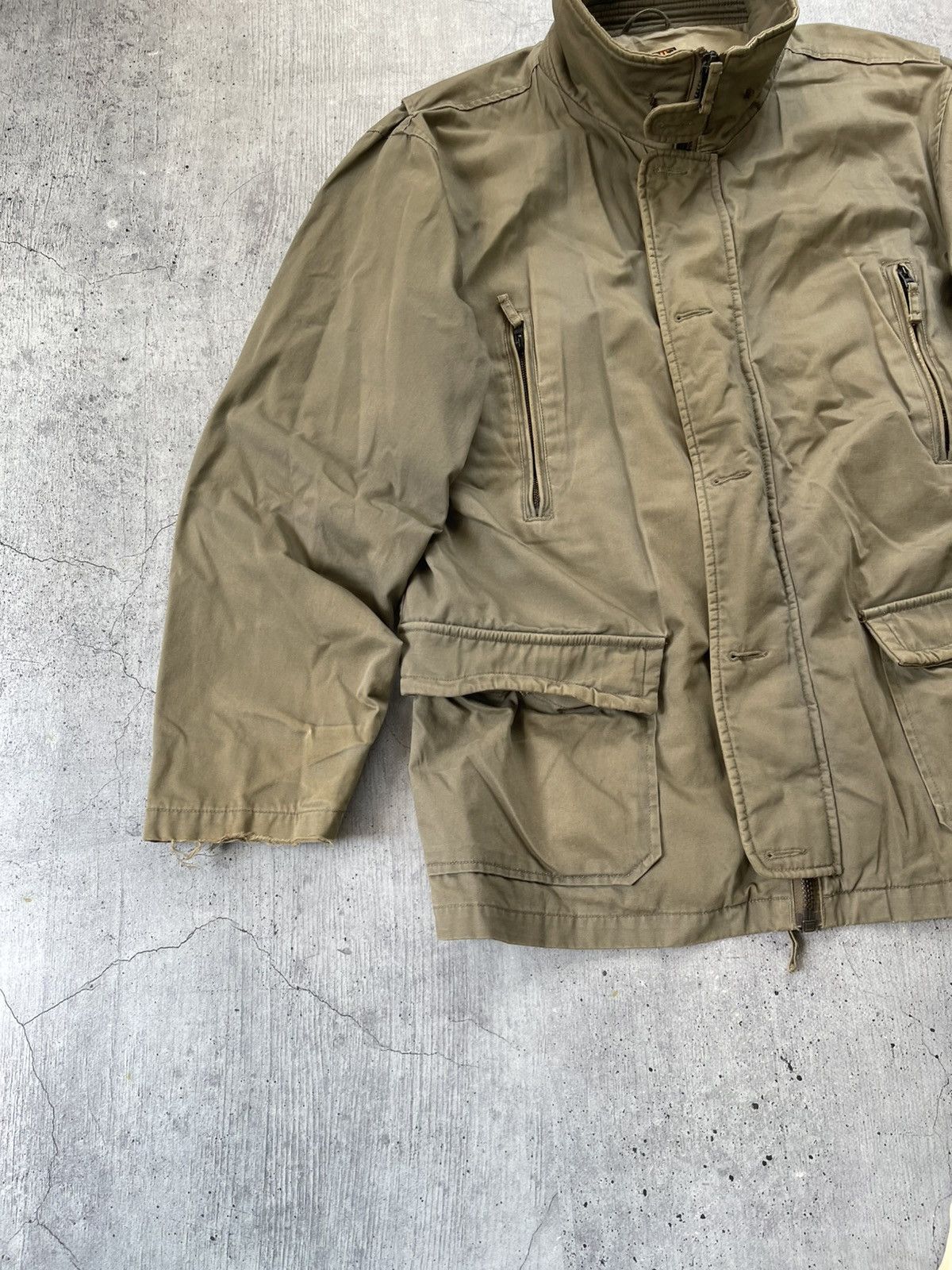 Other Vintage Schoot NYC Military USA Multi Pocket Jacket Size US XL / EU 56 / 4 - 4 Thumbnail