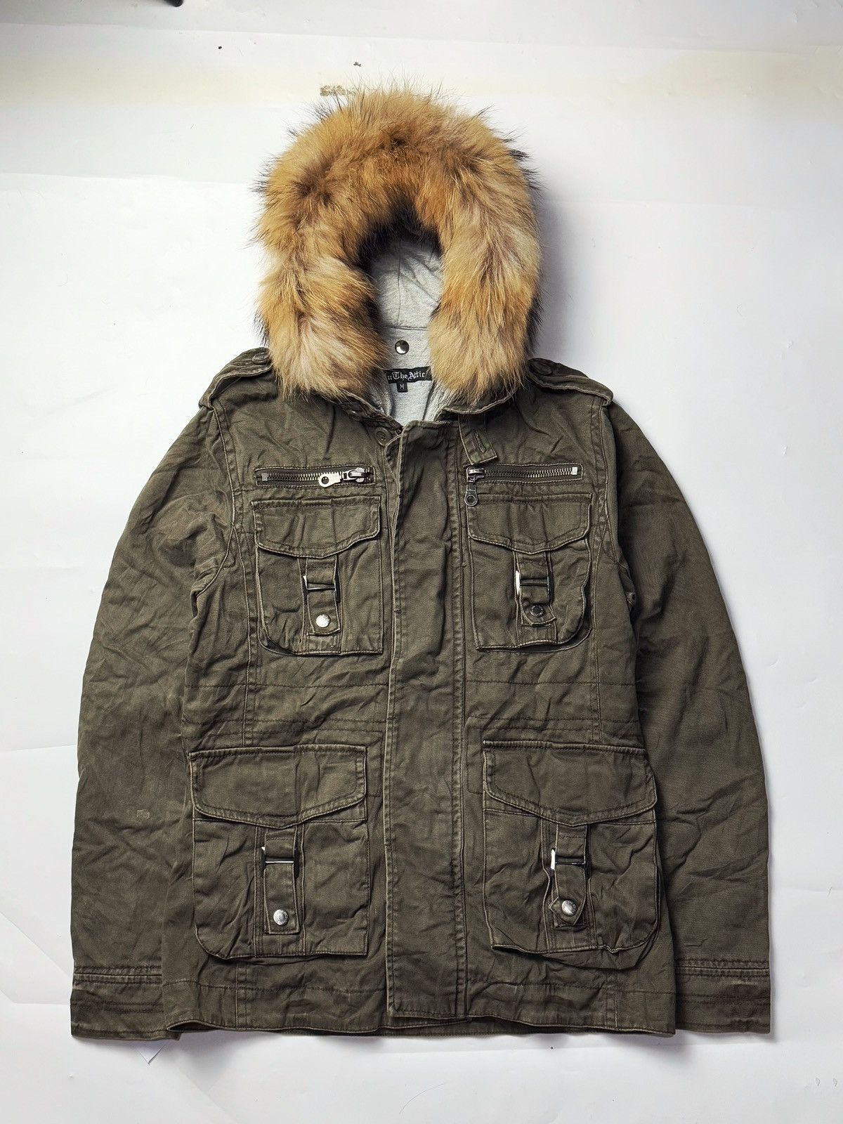 in the attic インジアテック　fur jacket Y2K L in the attic インジアテック fur jacket Y2K L in the attic インジ