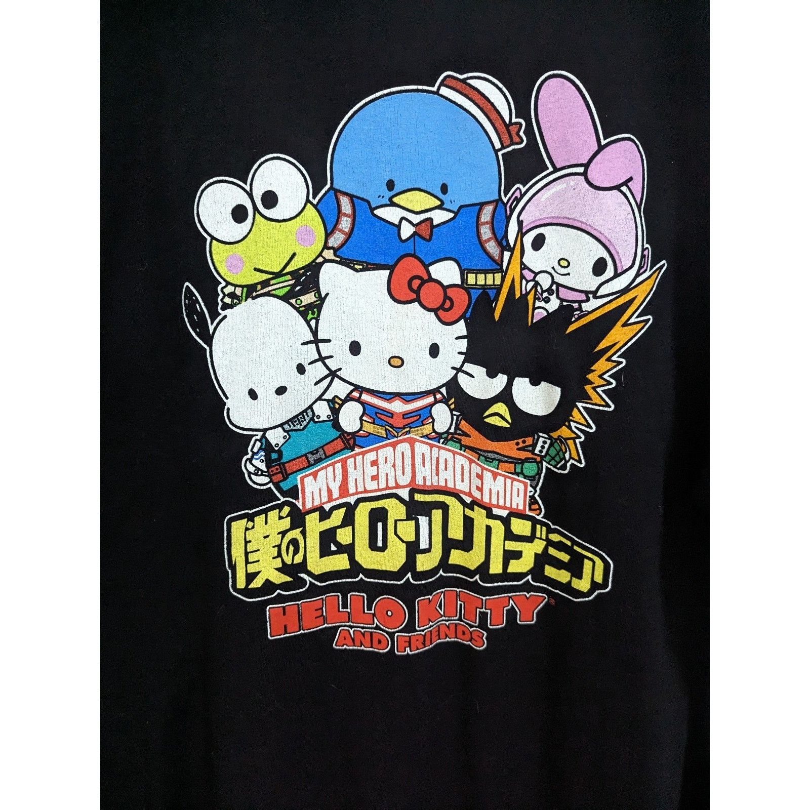 Other My Hero Academia Shirt Adult 2XL Black Hello Kitty Sanrio Gr Size US XXL / EU 58 / 5 - 2 Thumbnail