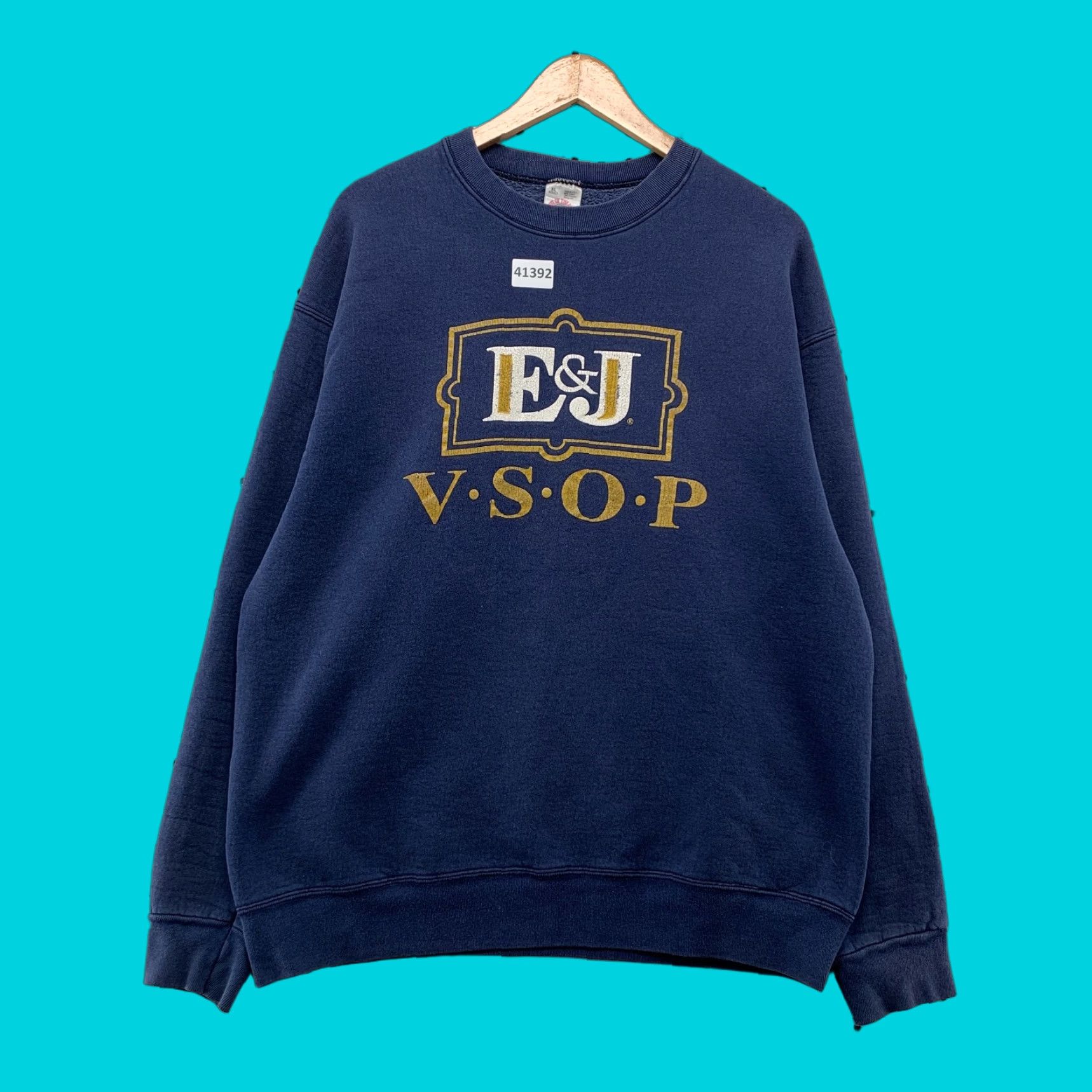 Fruit Of The Loom VINTAGE Fruit of the Loom Crewneck Sweatshirt Mens XL Blue Heavyweight 80s 90s USA Graphic Print Sweatshirt Men Size US XL / EU 56 / 4 - 1 Thumbnail