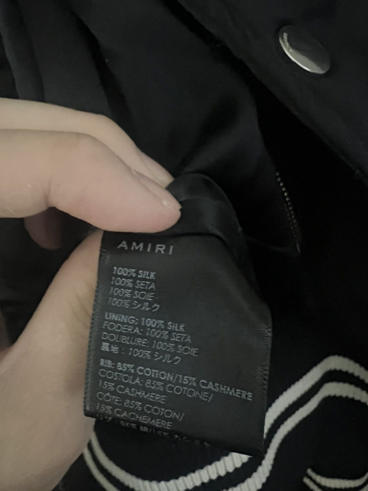 Amiri Amiri Silk Lovers Bomber Jacket Size US S / EU 44-46 / 1 - 9 Thumbnail