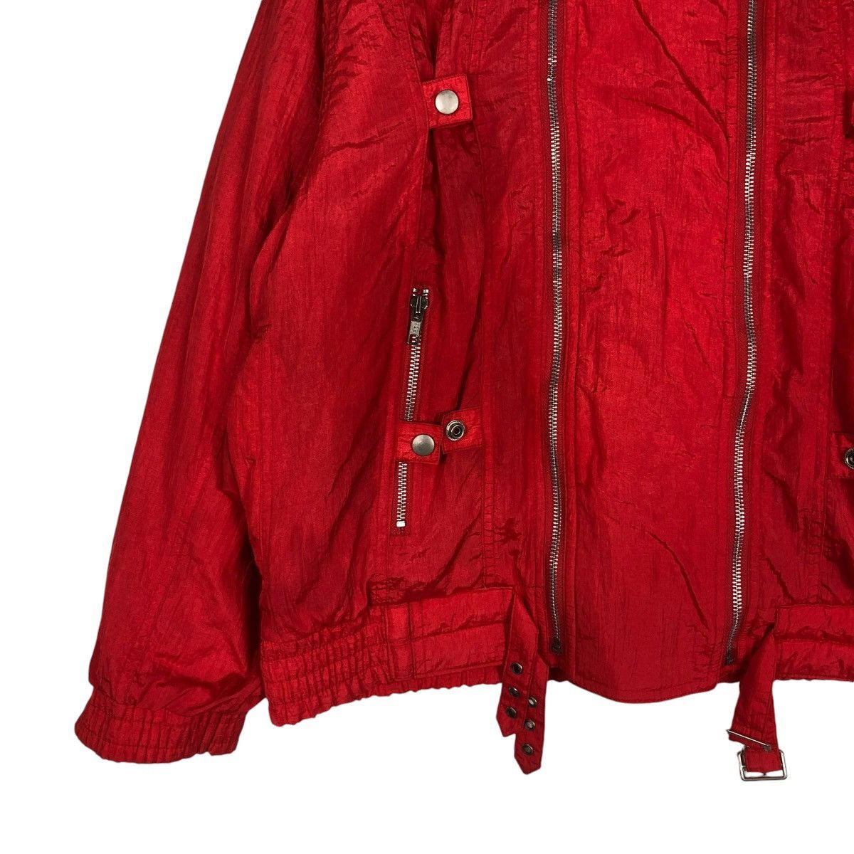 Japanese Brand 🔥BOMBER JACKET DOUBLE ZIPPER PARACHUTE BONDAGE ISSEY MIYAKE Size US M / EU 48-50 / 2 - 6 Thumbnail