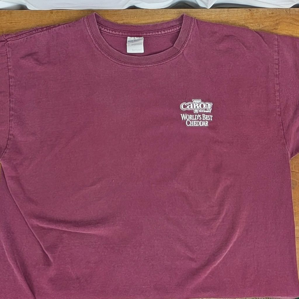 Gildan × Vintage Vintage Vermont Cabot Cheese World's Best Cheddar T-Shirt L Size US L / EU 52-54 / 3 - 1 Thumbnail
