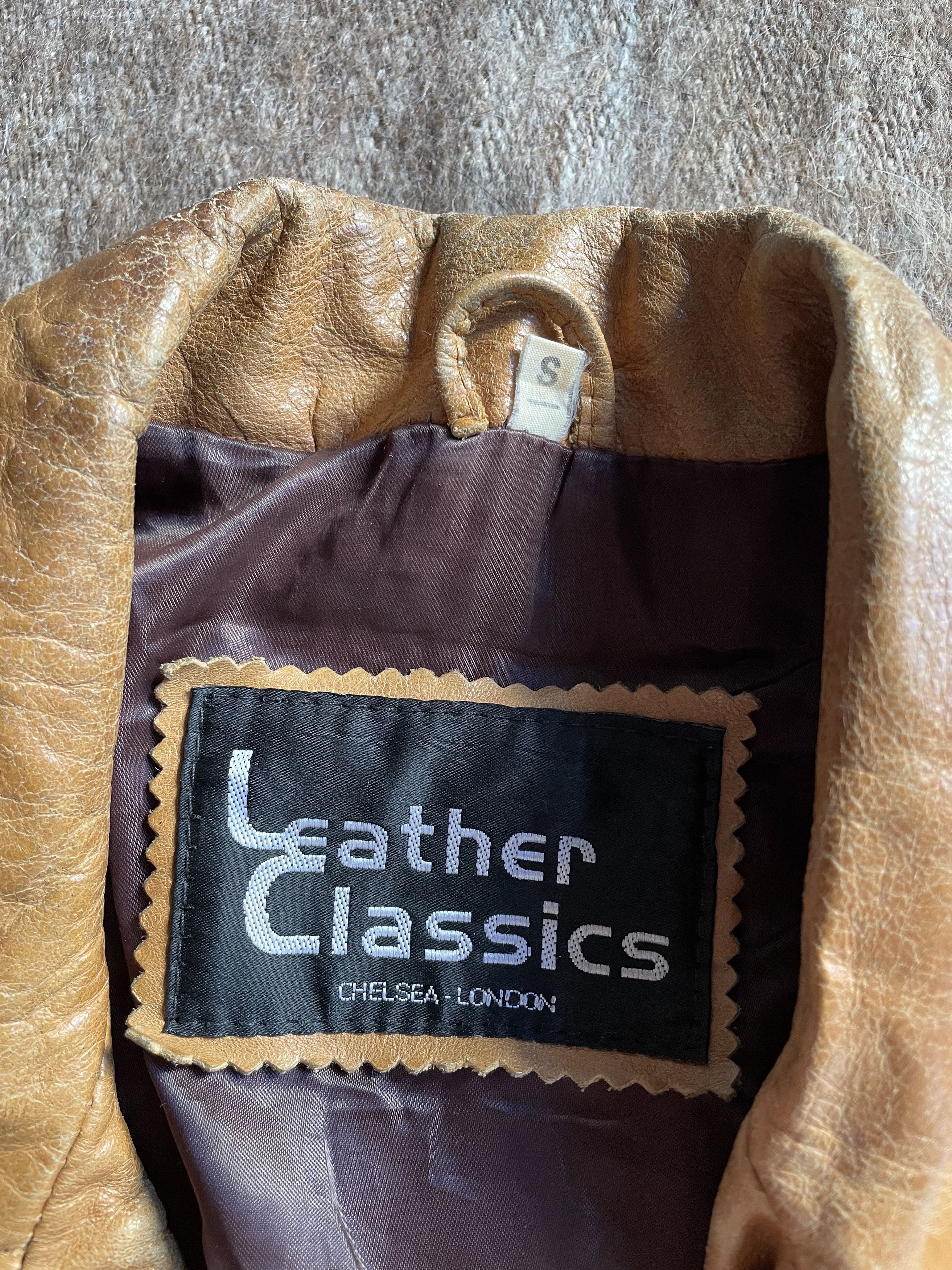 Vintage Vintage Leather UK Made Leather Jacket 7926AC Size US S / EU 44-46 / 1 - 3 Thumbnail