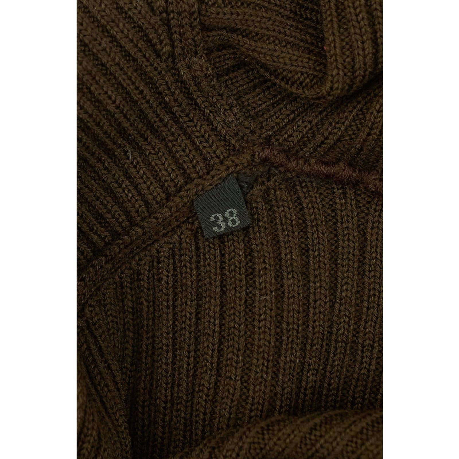 Prada Green Wool Turtleneck Sweater Size XS / US 0-2 / IT 36-38 - 4 Thumbnail
