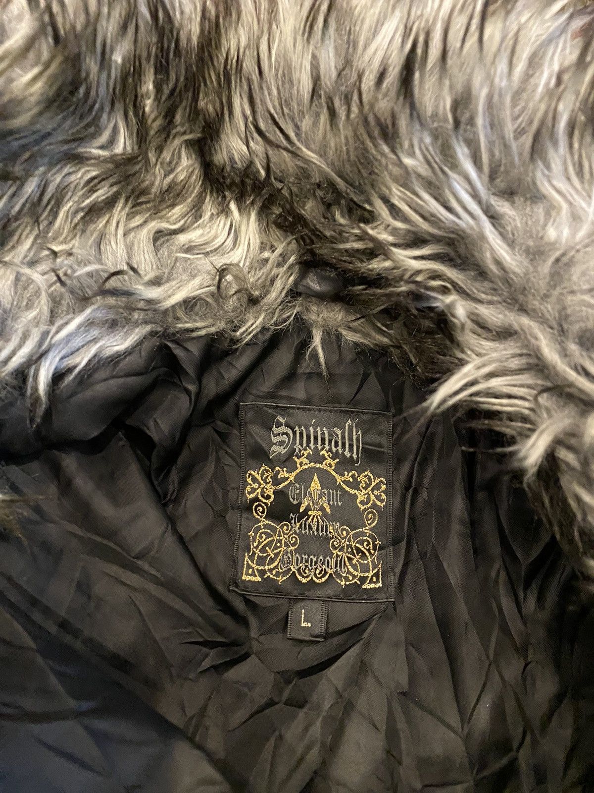If Six Was Nine 2000s Spinash Avant-garde Fur Puffer Jacket Size US L / EU 52-54 / 3 - 7 Thumbnail