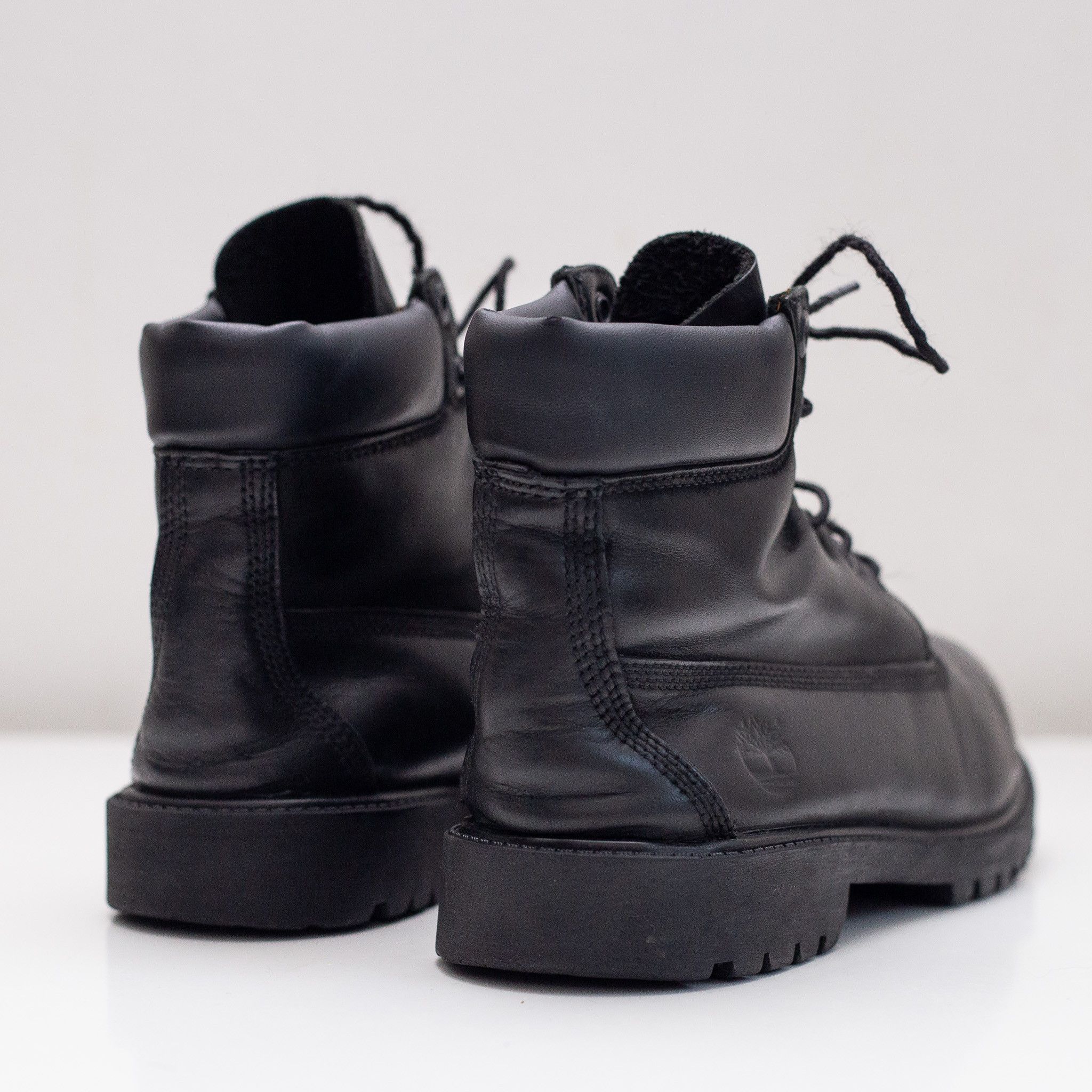 Timberland Timberland Unisex Black Leather Winter Waterproof Boots Size US 6.5 / IT 36.5 - 5 Thumbnail